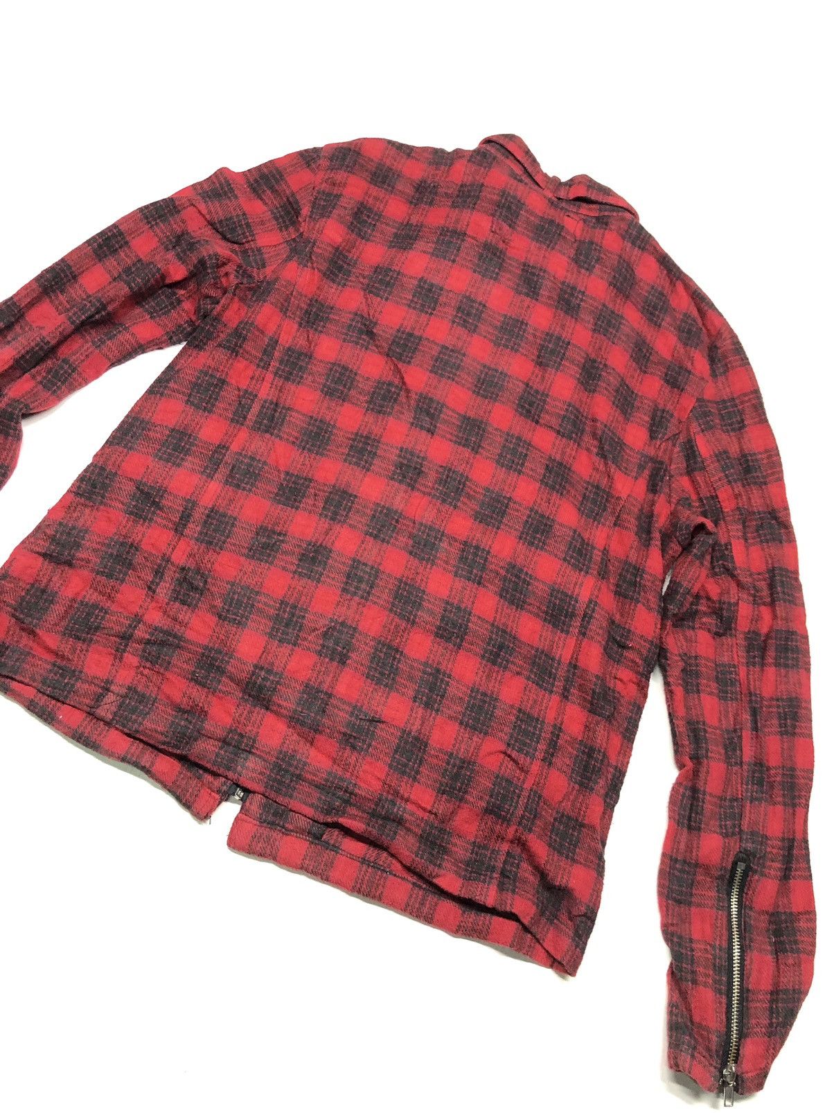 Designer × Japanese Brand × Seditionaries HIKARI SHOJI RED TARTAN CHEKERED MULTI ZIPPER PUNK STYE Size US M / EU 48-50 / 2 - 8 Thumbnail