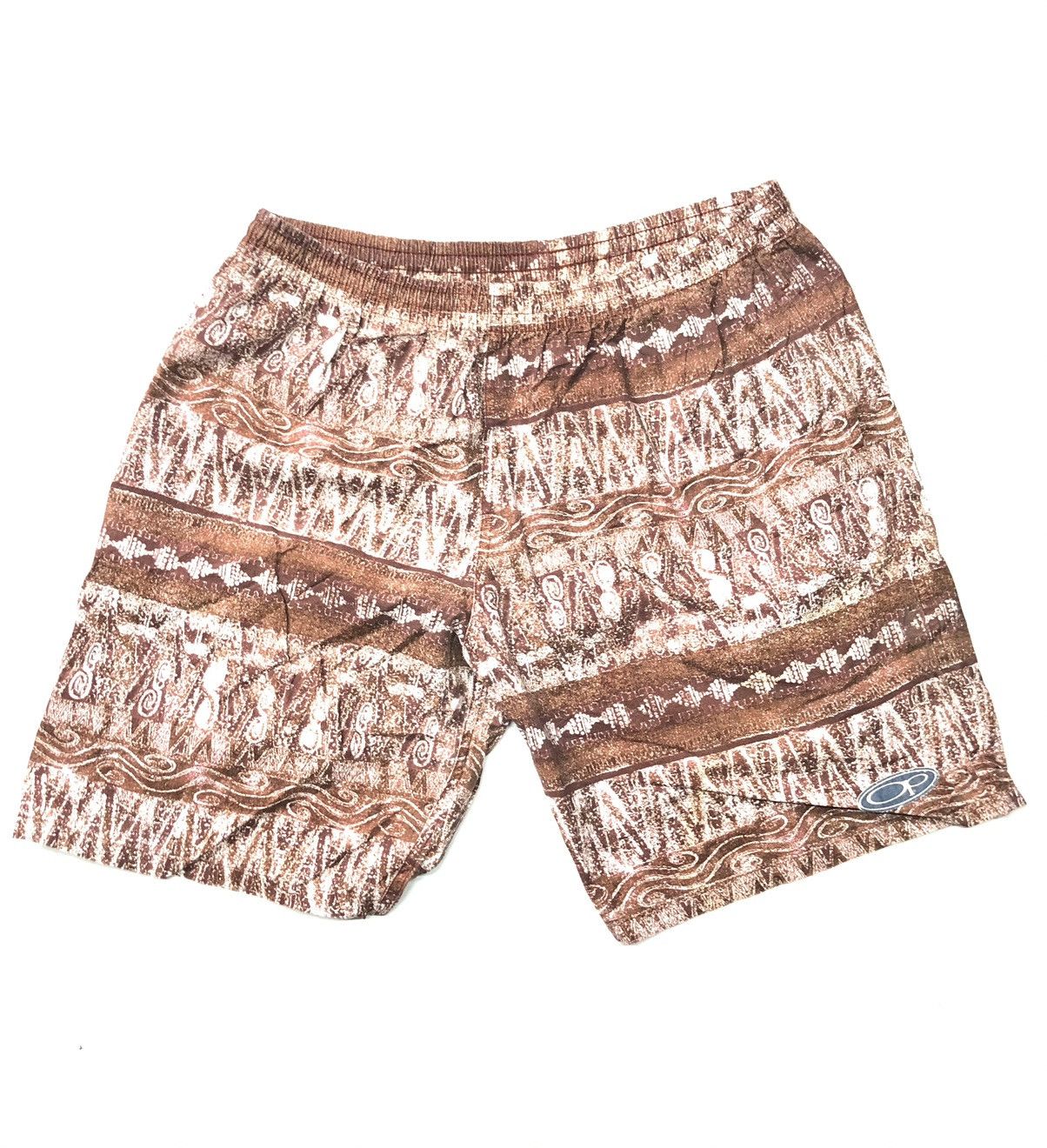 Ocean Pacific × Vintage VINTAGE OP ABSTRACT CLASSIC SHORT PANTS Size US 32 / EU 48 - 1 Thumbnail