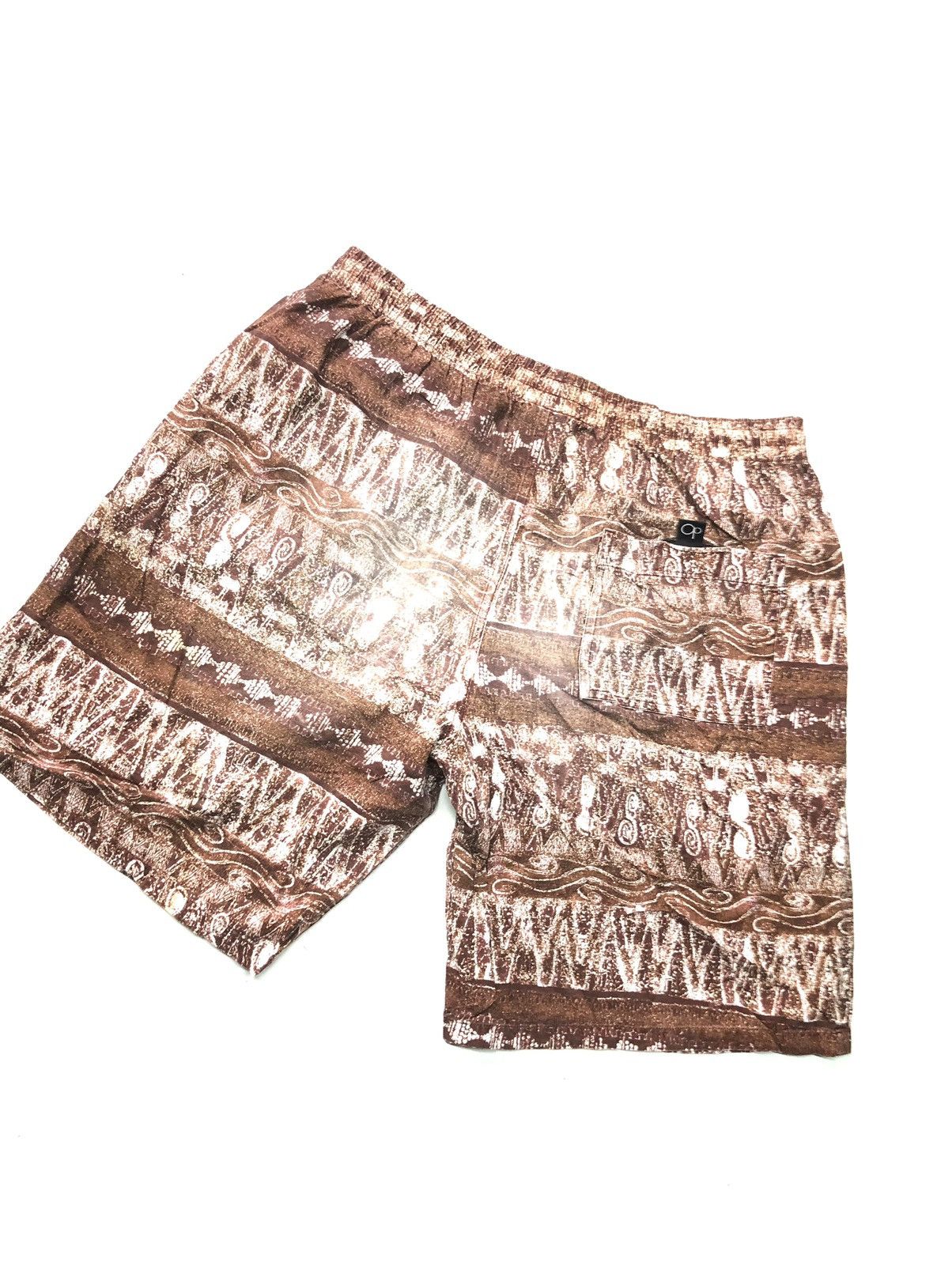 Ocean Pacific × Vintage VINTAGE OP ABSTRACT CLASSIC SHORT PANTS Size US 32 / EU 48 - 8 Thumbnail