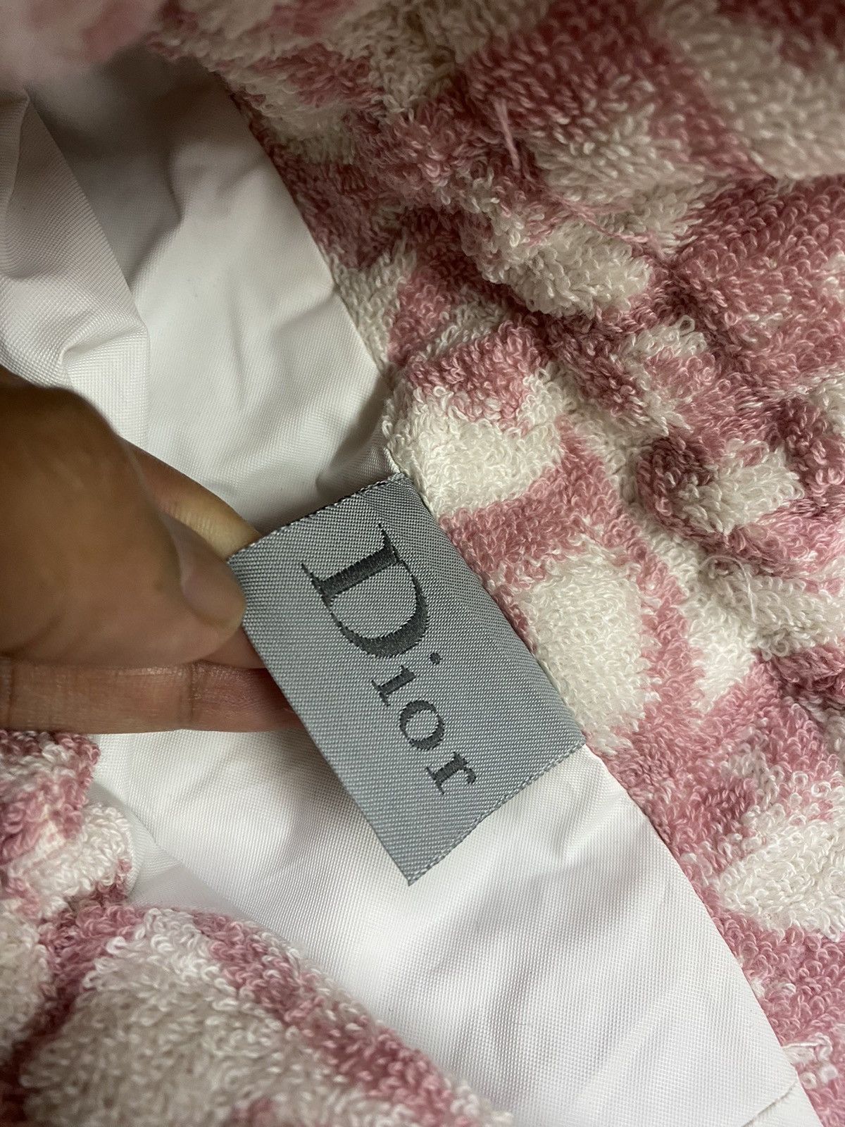 Dior Vintage Dior Christian Dior Trotter Terry Cloth Monogram Bag Size ONE SIZE - 5 Thumbnail