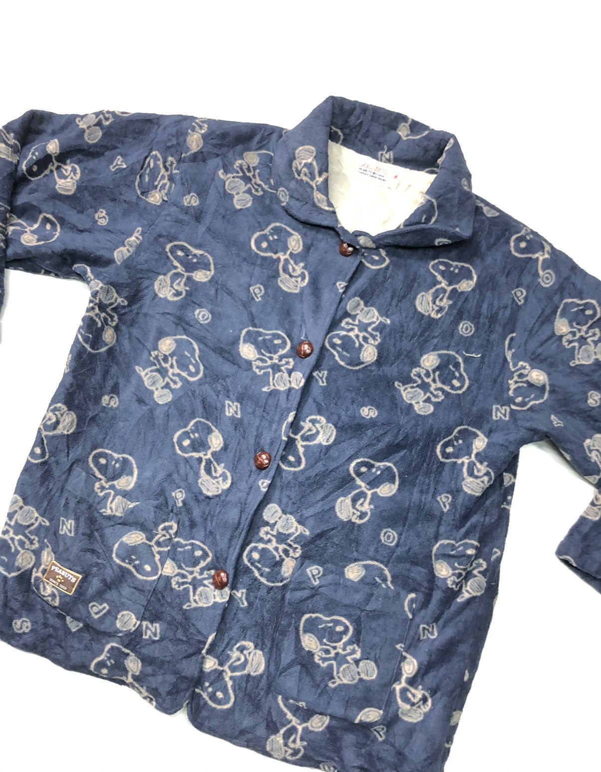 Peanuts × Vintage VINTAGE PEANUT SNOOPY FLEECE JACKET Size US L / EU 52-54 / 3 - 2 Thumbnail