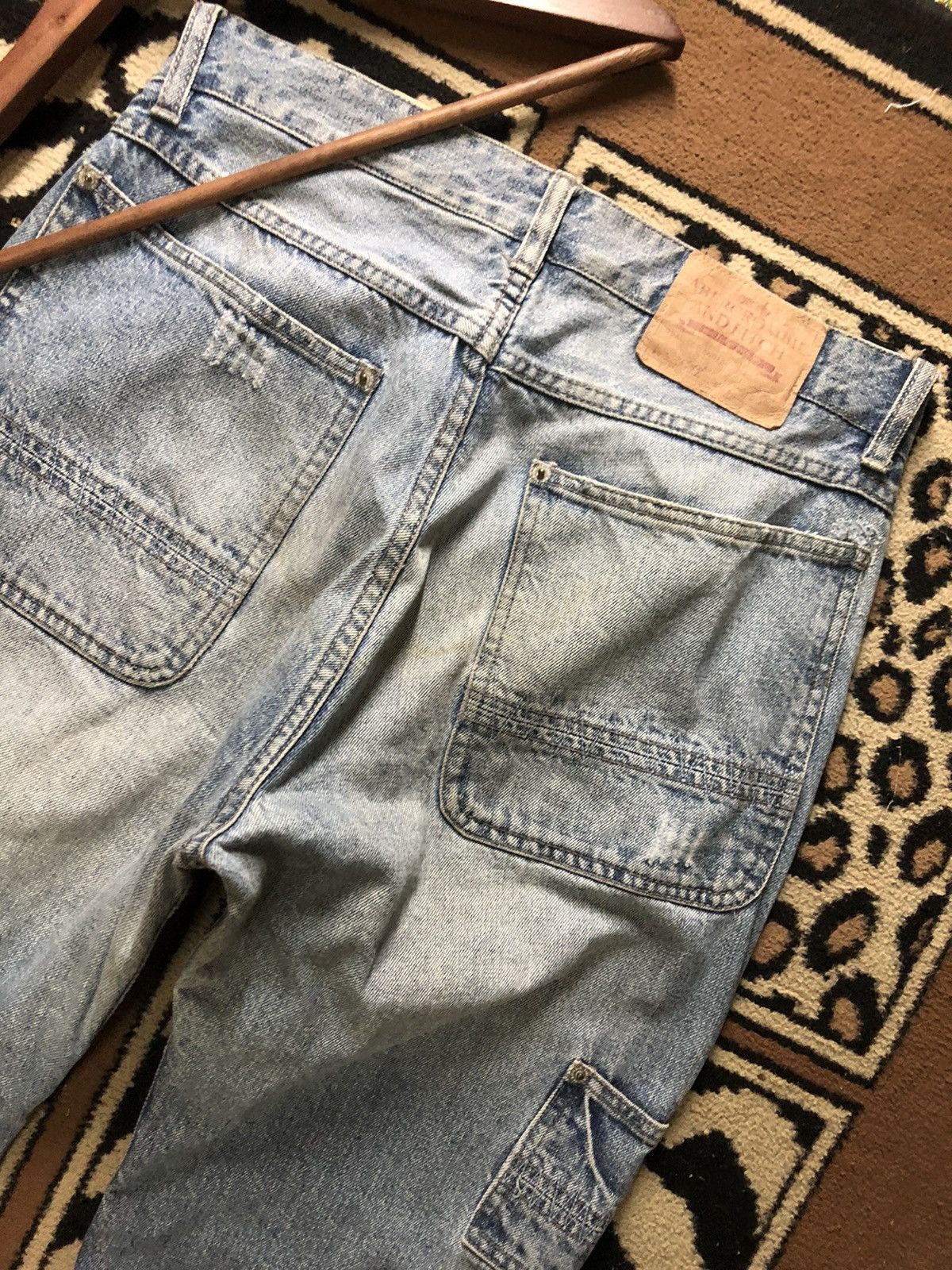 Abercrombie & Fitch × Vintage VINTAGE A&F WORKWEAR BLUE WASH DISTRESSED DENIM Size US 30 / EU 46 - 3 Thumbnail
