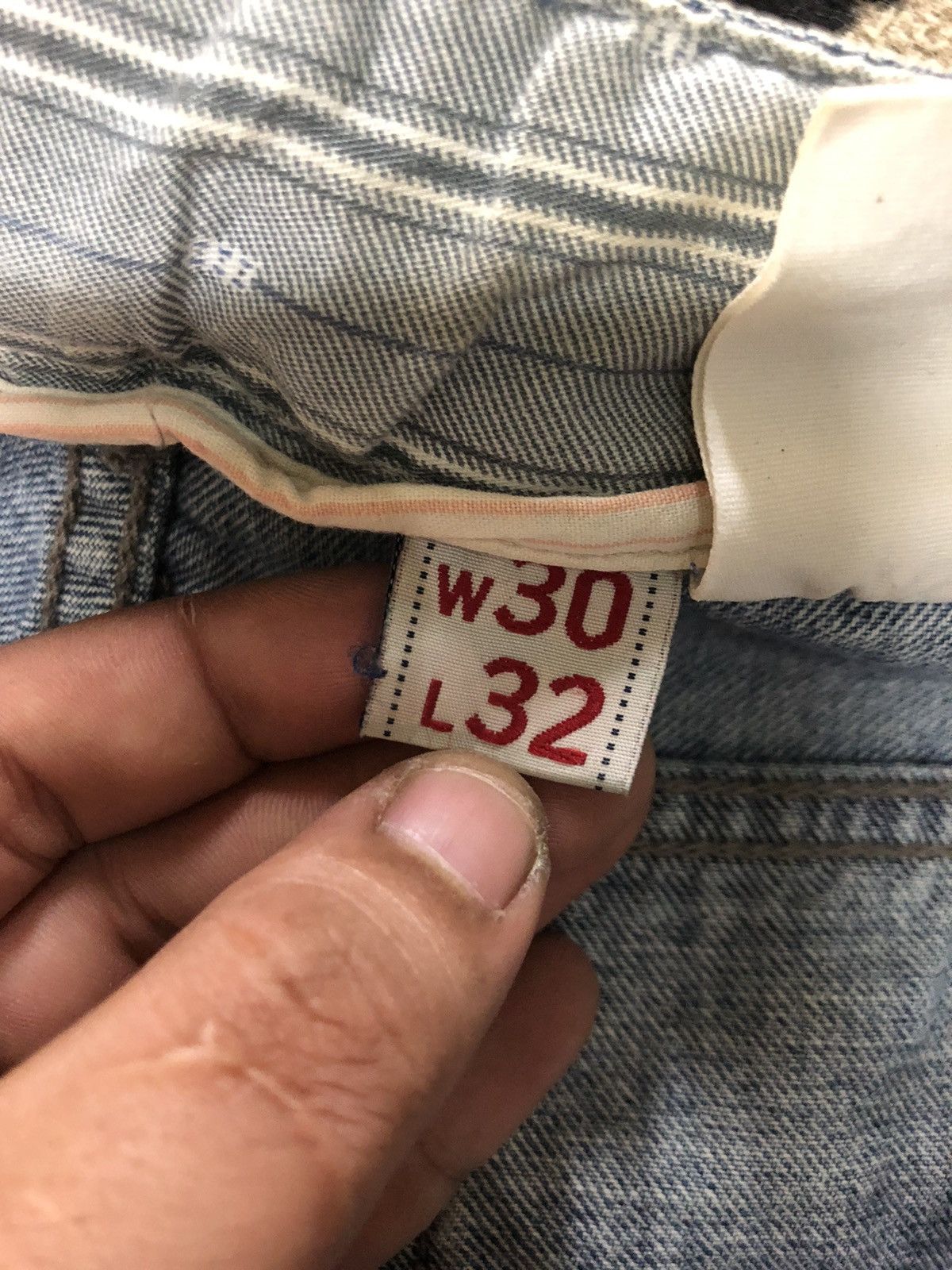 Abercrombie & Fitch × Vintage VINTAGE A&F WORKWEAR BLUE WASH DISTRESSED DENIM Size US 30 / EU 46 - 13 Thumbnail