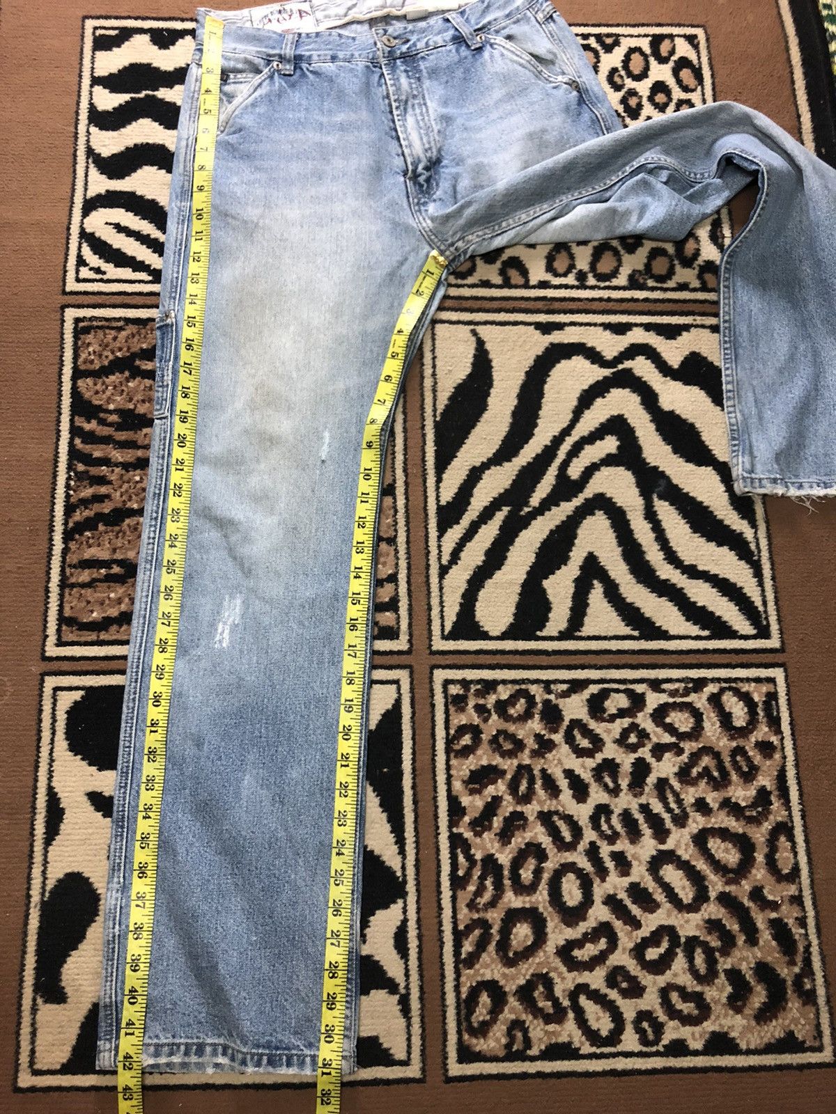 Abercrombie & Fitch × Vintage VINTAGE A&F WORKWEAR BLUE WASH DISTRESSED DENIM Size US 30 / EU 46 - 15 Thumbnail