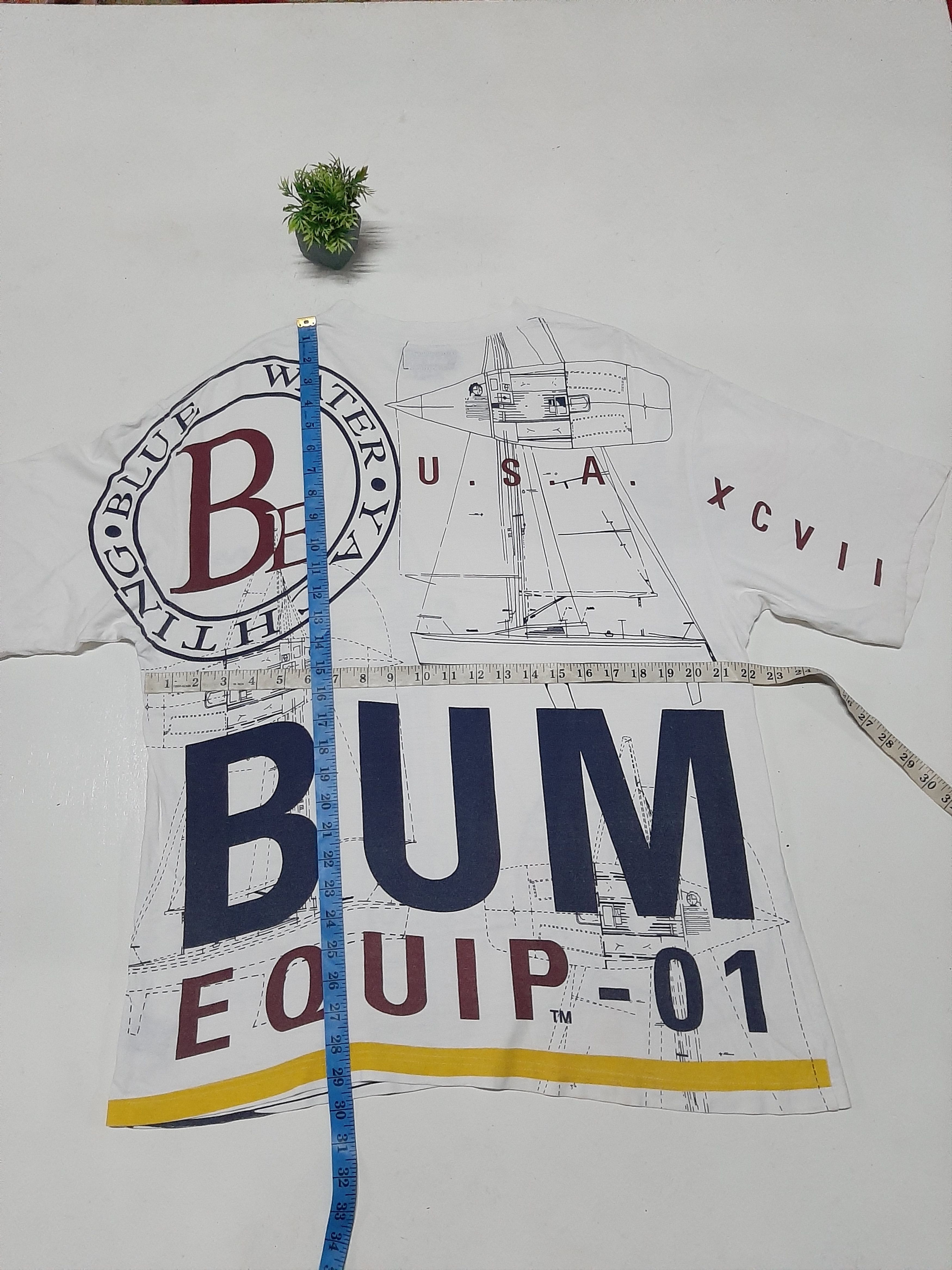 B.U.M Equipment × Vintage VINTAGE 90s B.U.M EQUIPMENT ALL OVER PRINT TSHIRT Size US L / EU 52-54 / 3 - 3 Thumbnail