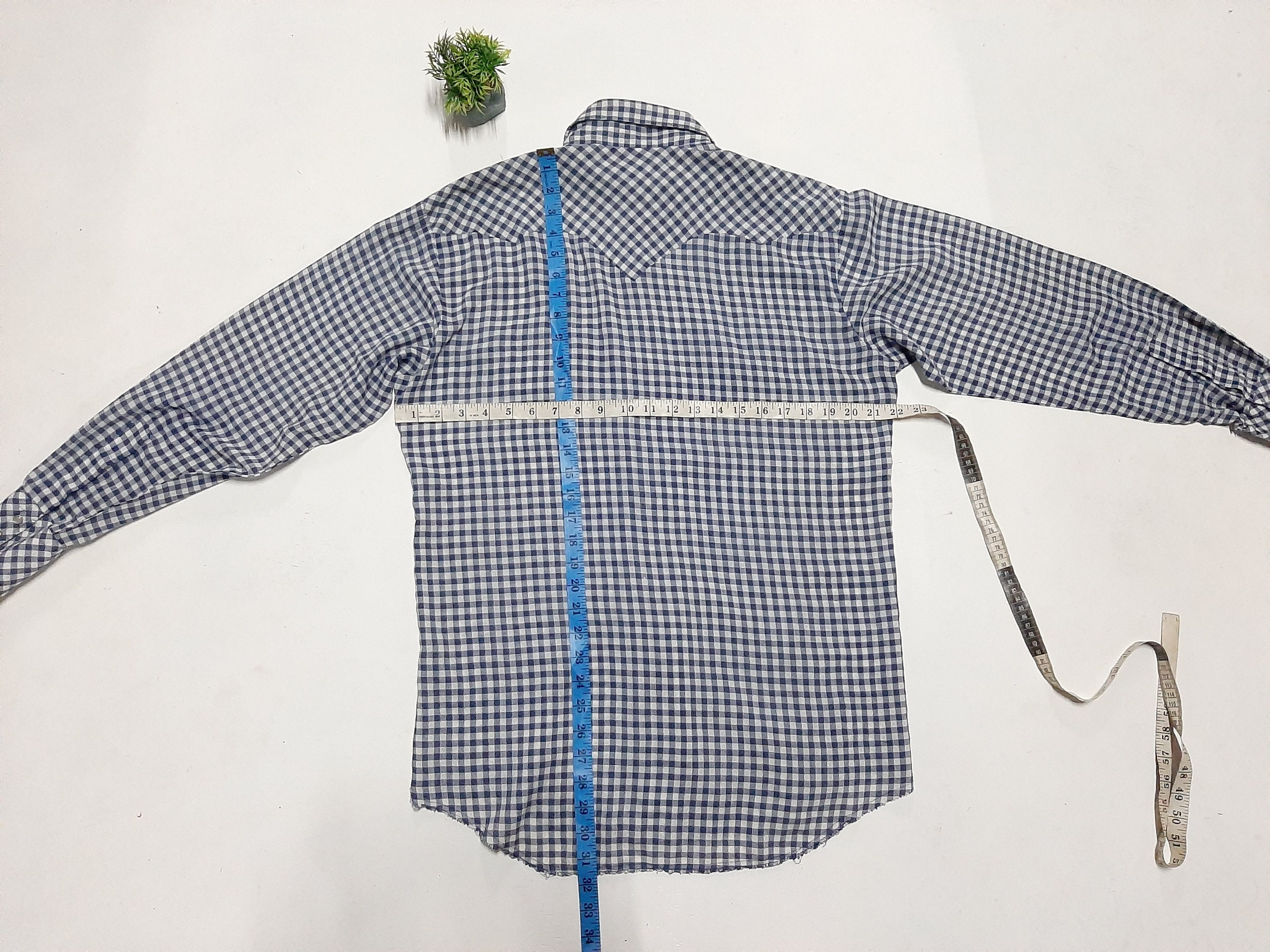 Sears × Vintage VINTAGE 70s SEAR WESTERN WEAR CHECKED SNAP BUTTON Size US L / EU 52-54 / 3 - 2 Thumbnail