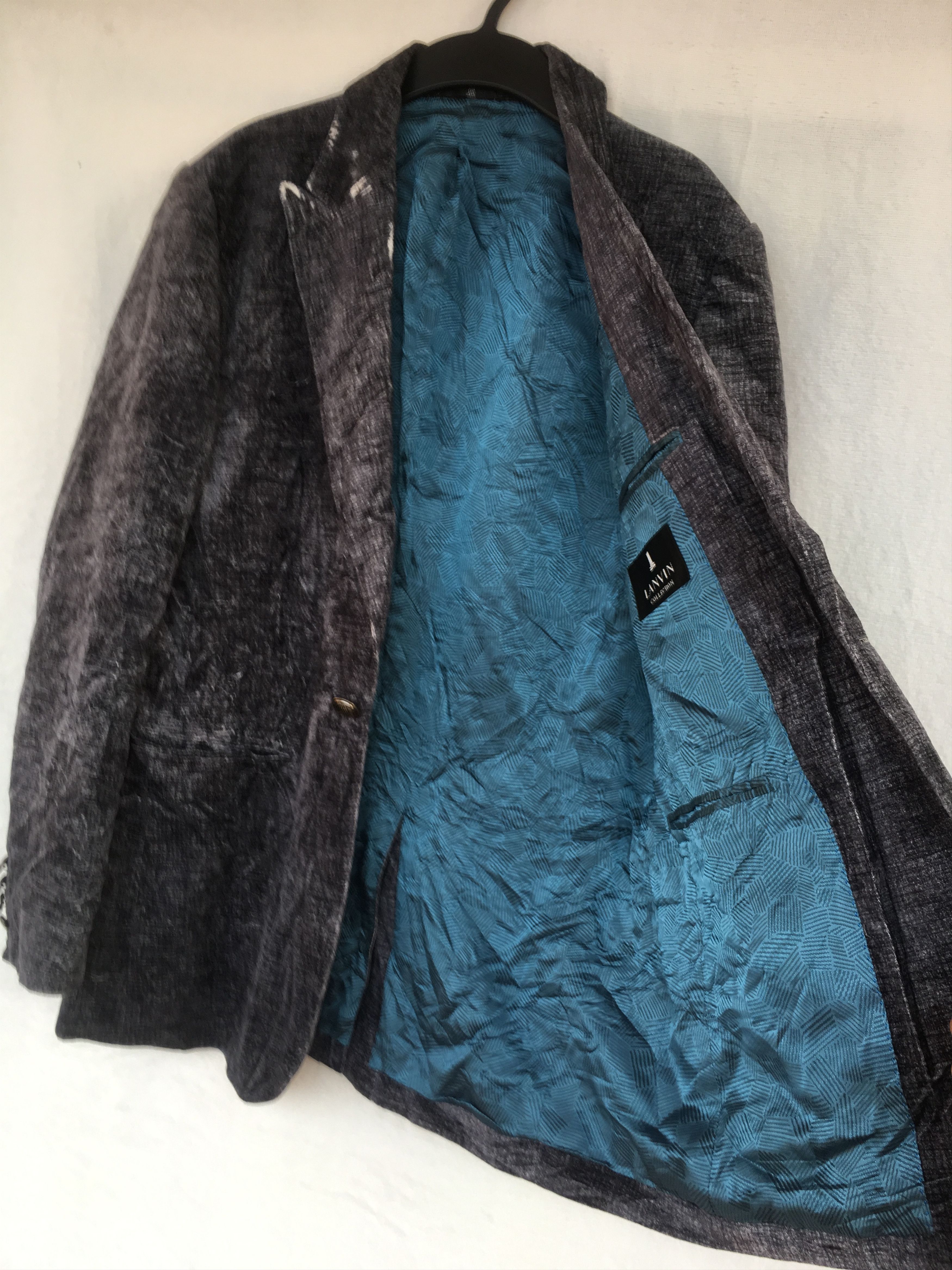 Lanvin velvet blazer Size 48R - 6 Thumbnail