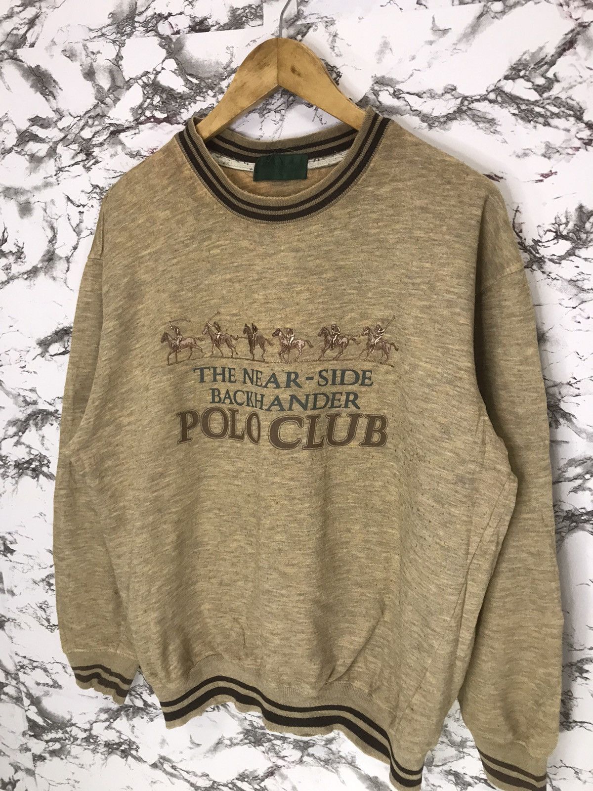 Polo Ralph Lauren × Vintage Polo Sport Spell Out Big Logo Sweatshirt Size US M / EU 48-50 / 2 - 4 Thumbnail