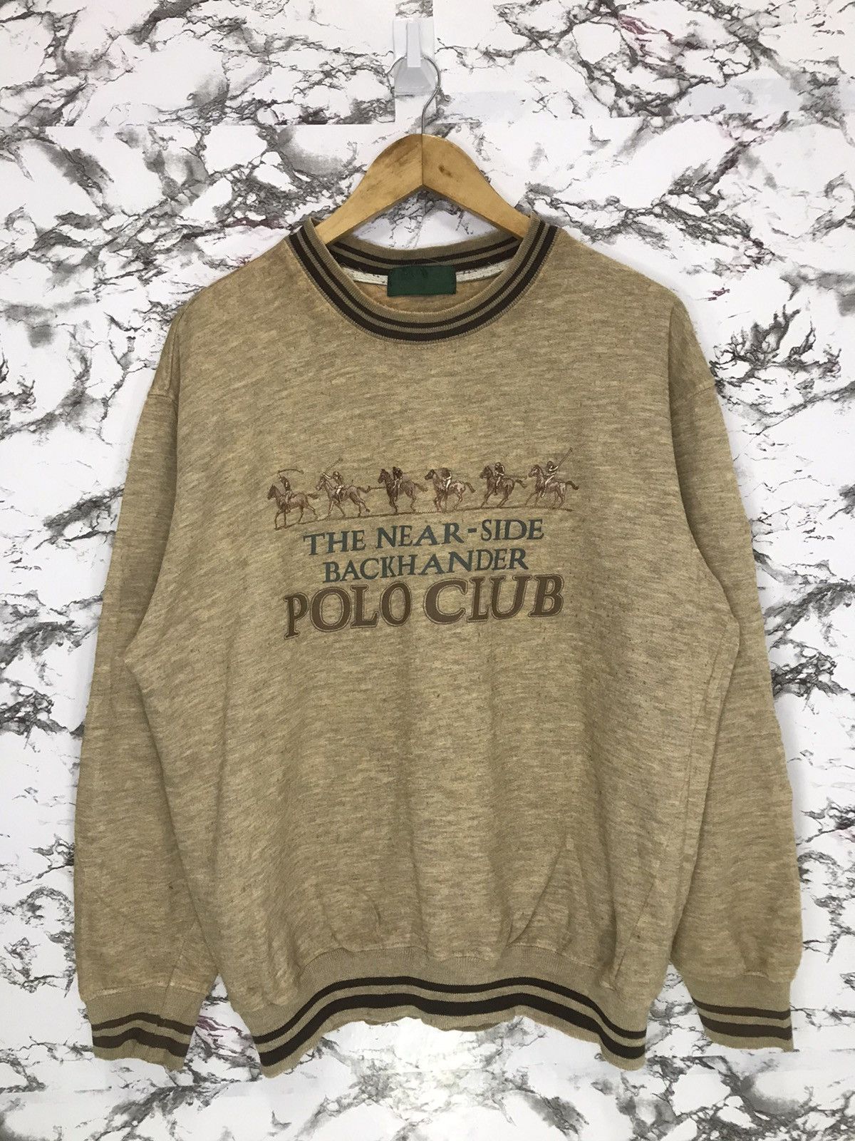 Polo Ralph Lauren × Vintage Polo Sport Spell Out Big Logo Sweatshirt Size US M / EU 48-50 / 2 - 2 Thumbnail