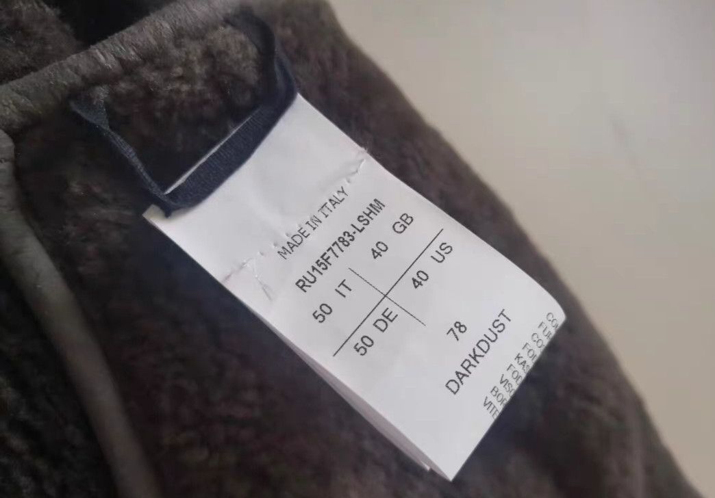 Rick Owens Rick Owens ro 15FW SPHINX leather & fur coat Size US M / EU 48-50 / 2 - 5 Thumbnail