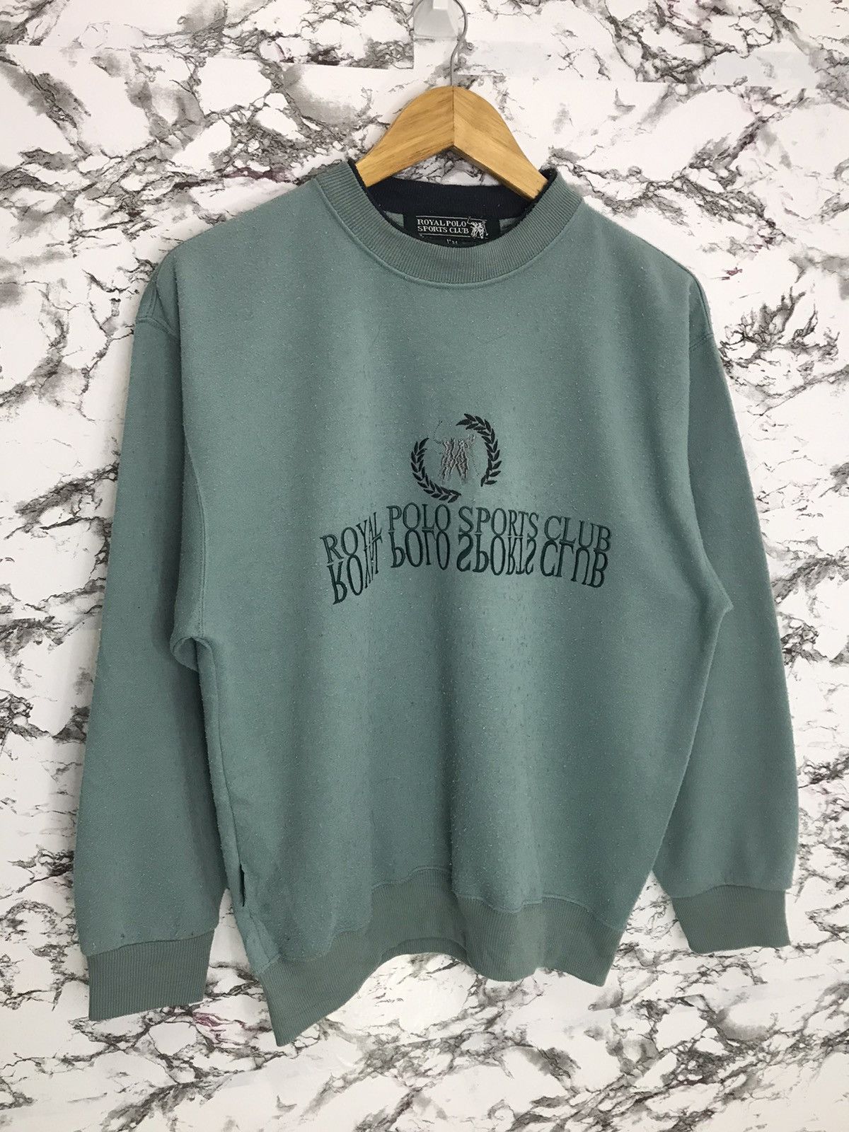 Polo Ralph Lauren × Vintage Royal Polo Sport Big Logo Spell Out Sweatshirt Size US M / EU 48-50 / 2 - 4 Thumbnail