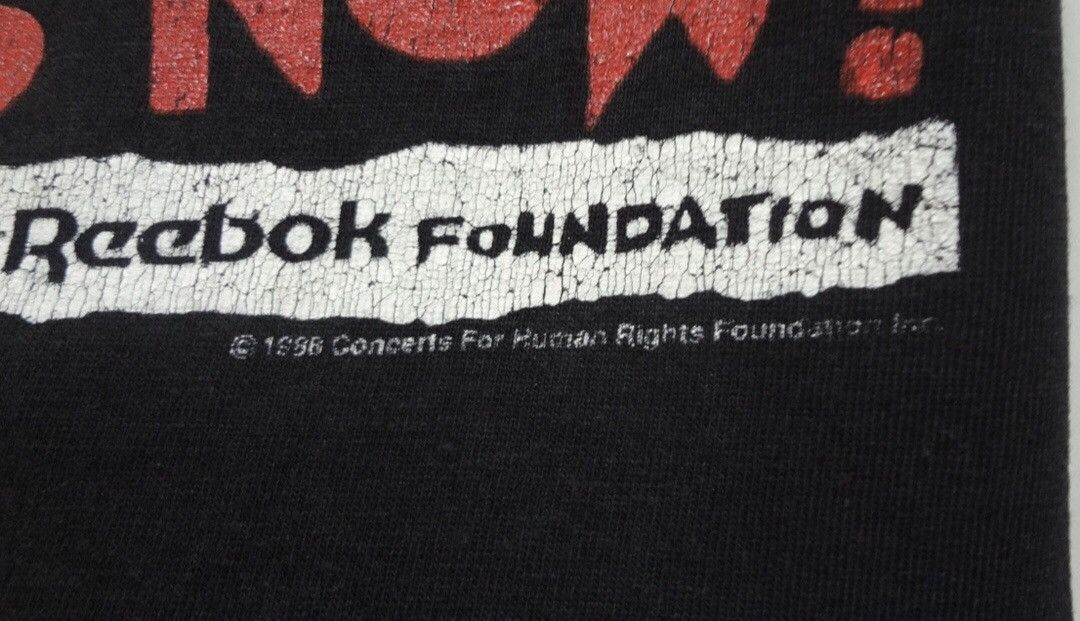 Band Tees × Reebok × Vintage Human Rights Now 1988 Bruce Springsteen and the E Street Size US XL / EU 56 / 4 - 3 Thumbnail