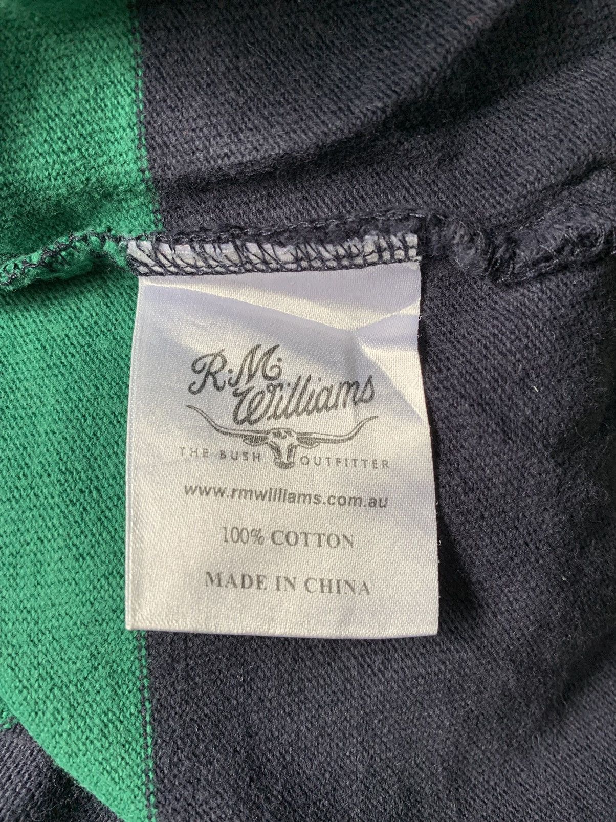 R.M. Williams R.M. Williams Stripe Long Sleeve Rugby Polo Shirt Tee Size US S / EU 44-46 / 1 - 4 Thumbnail