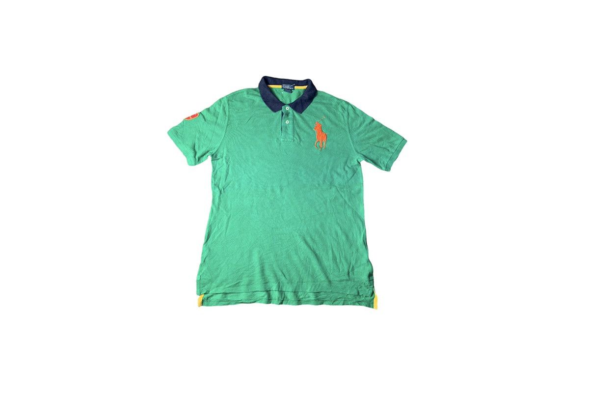 Polo Ralph Lauren Vintage Polo Ralph Lauren Embroidery Big Pony Logo Tee Size US M / EU 48-50 / 2 - 1 Thumbnail