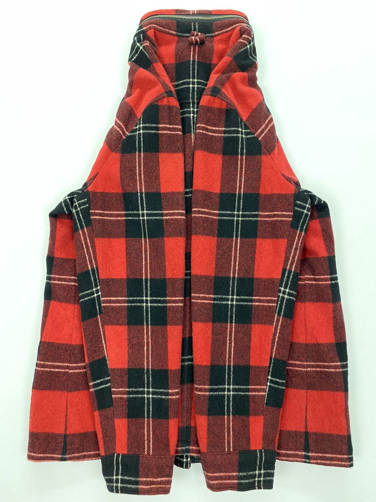Comme Ca Ism × Japanese Brand Comme Ca Du Mode Men Plaid Hooded Jacket Size US S / EU 44-46 / 1 - 6 Thumbnail