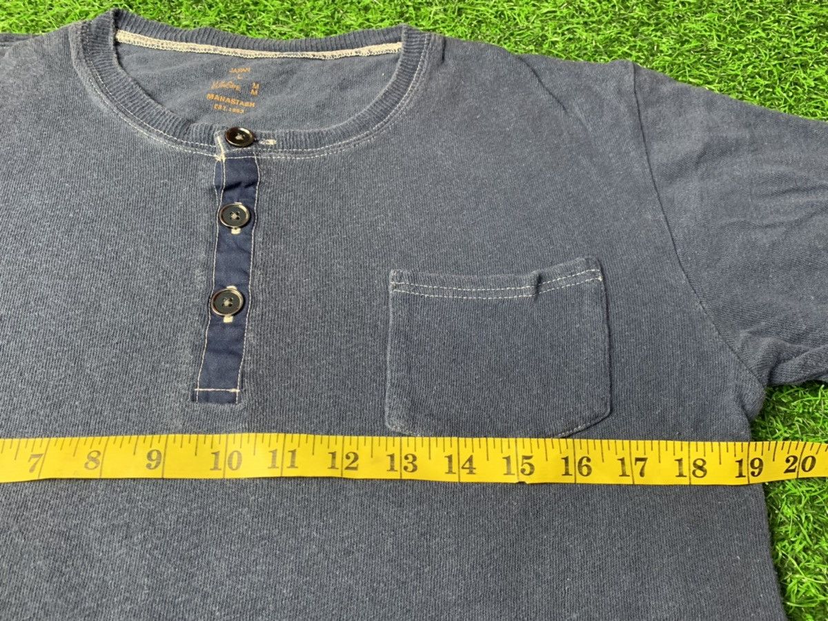 Japanese Brand Manastash Minimalist Tee Button closure Pocket Tee Size US M / EU 48-50 / 2 - 9 Thumbnail