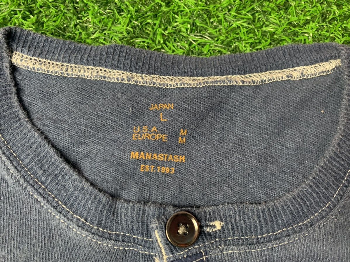 Japanese Brand Manastash Minimalist Tee Button closure Pocket Tee Size US M / EU 48-50 / 2 - 2 Thumbnail
