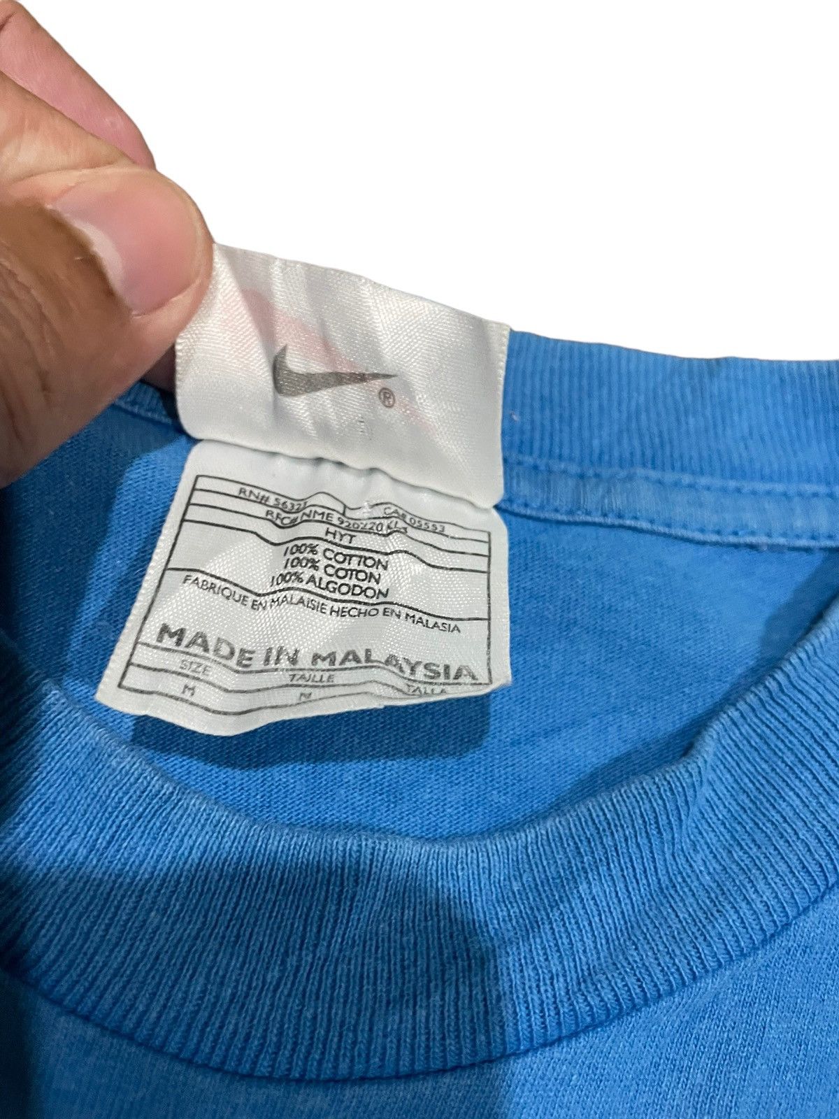 Nike Nike Vintage 90s Centre Swoosh Tee Size US M / EU 48-50 / 2 - 7 Thumbnail