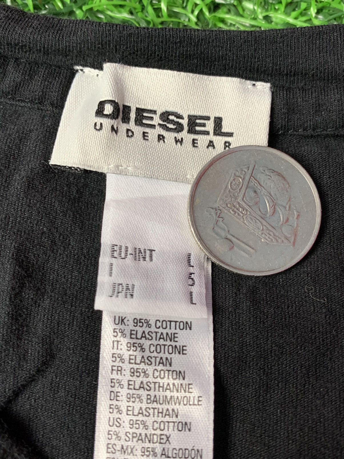 Diesel Diesel Underwear 'Only The Brave' Slim Fit Tee Size US S / EU 44-46 / 1 - 3 Thumbnail