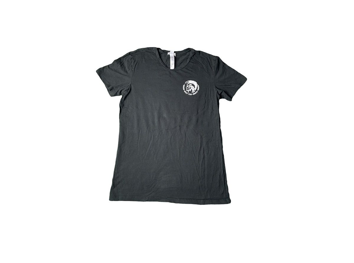 Image of Diesel 'only The Brave' Spell Out Tee in Black, Men's (Size Small)