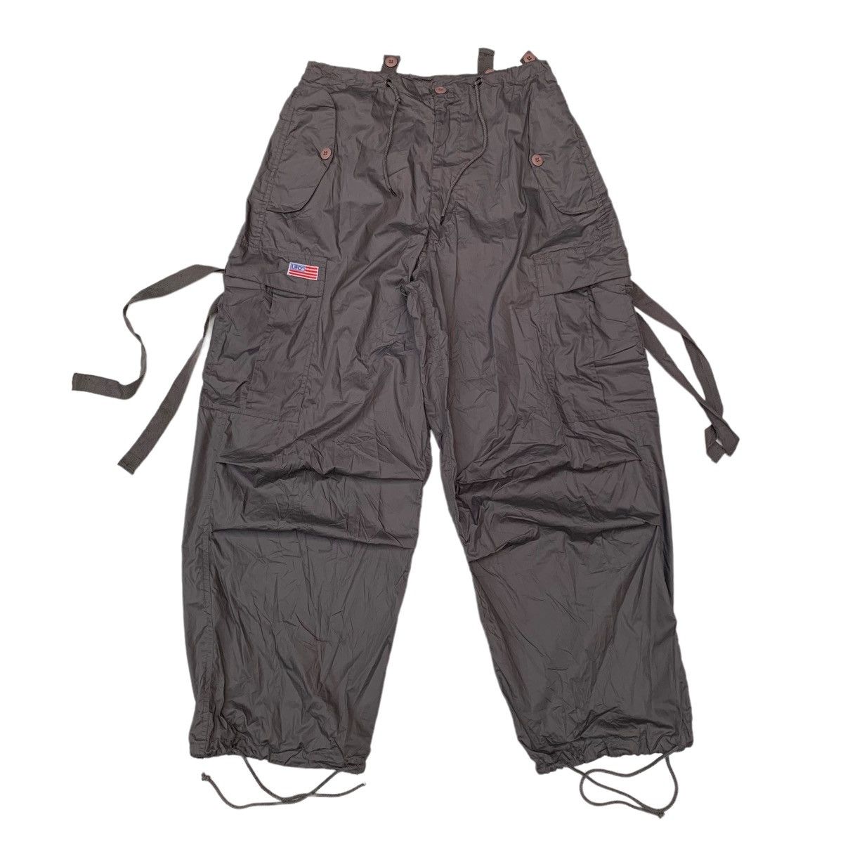 image of Military x Vintage Ufo Overpants M65 Cargo Balloon Pants in Grey, Men's (Size 31)