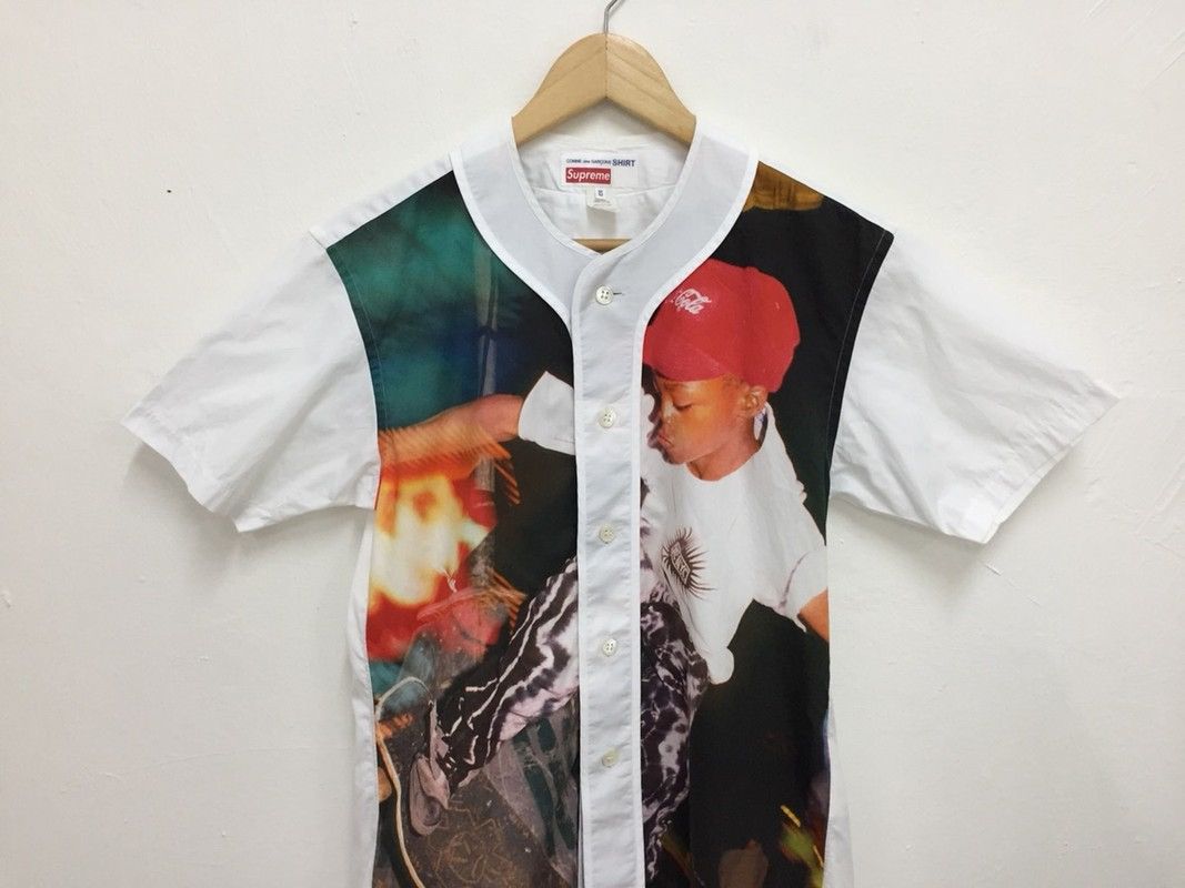 Comme des Garcons × Comme des Garcons SHIRT × Supreme Comme Des Garcons Shirt X Supreme SS14 Harold Hunter Jersey Size US XS / EU 42 / 0 - 2 Thumbnail