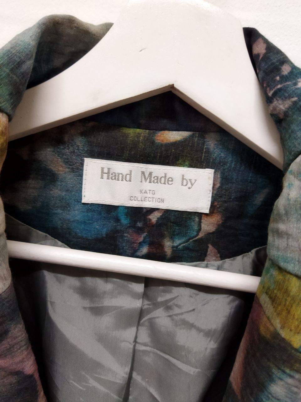 Japanese Brand Hand Made by KATO COLLECTION Multicolour Long Jacket Size US S / EU 44-46 / 1 - 4 Thumbnail