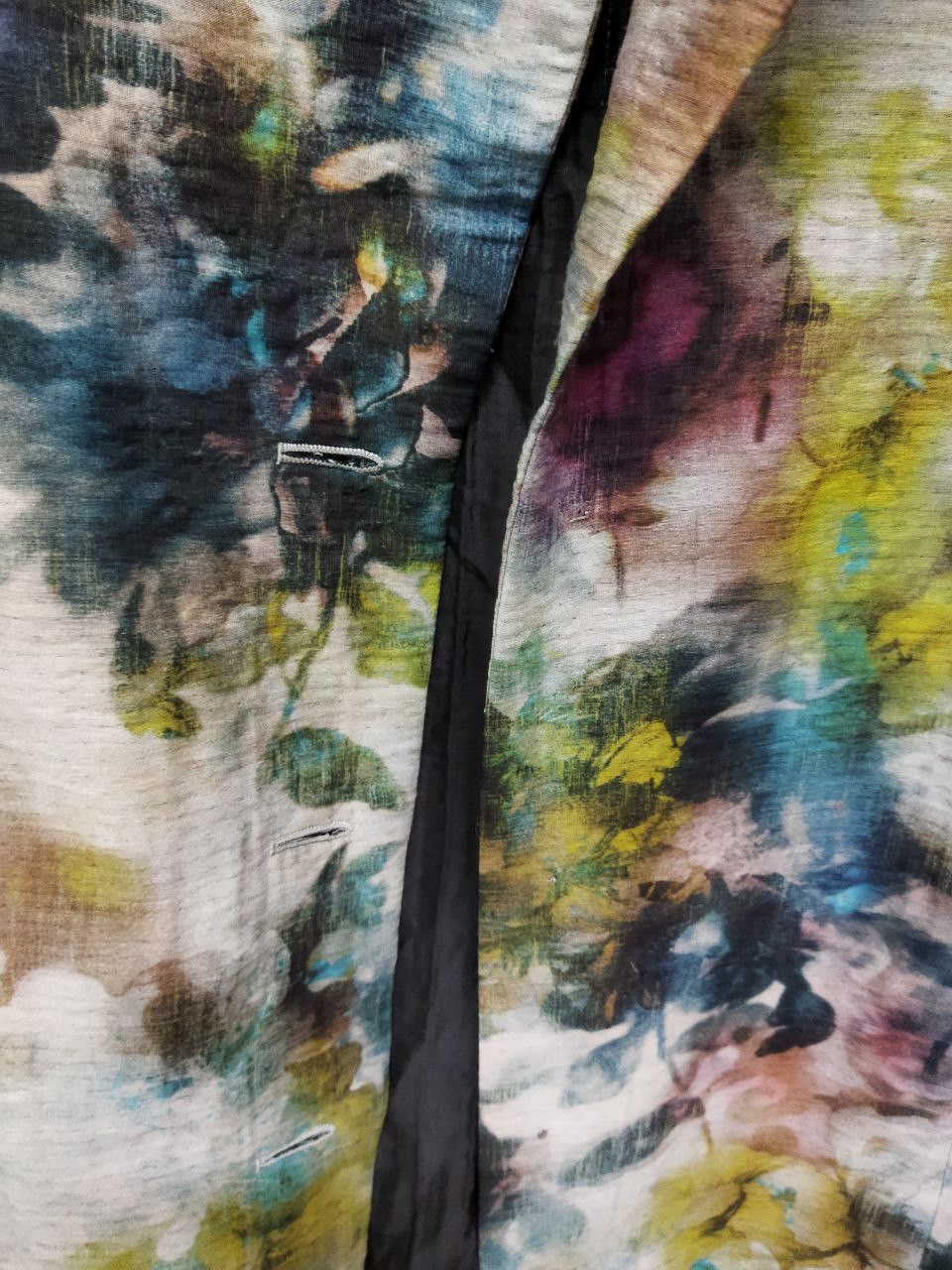 Japanese Brand Hand Made by KATO COLLECTION Multicolour Long Jacket Size US S / EU 44-46 / 1 - 5 Thumbnail