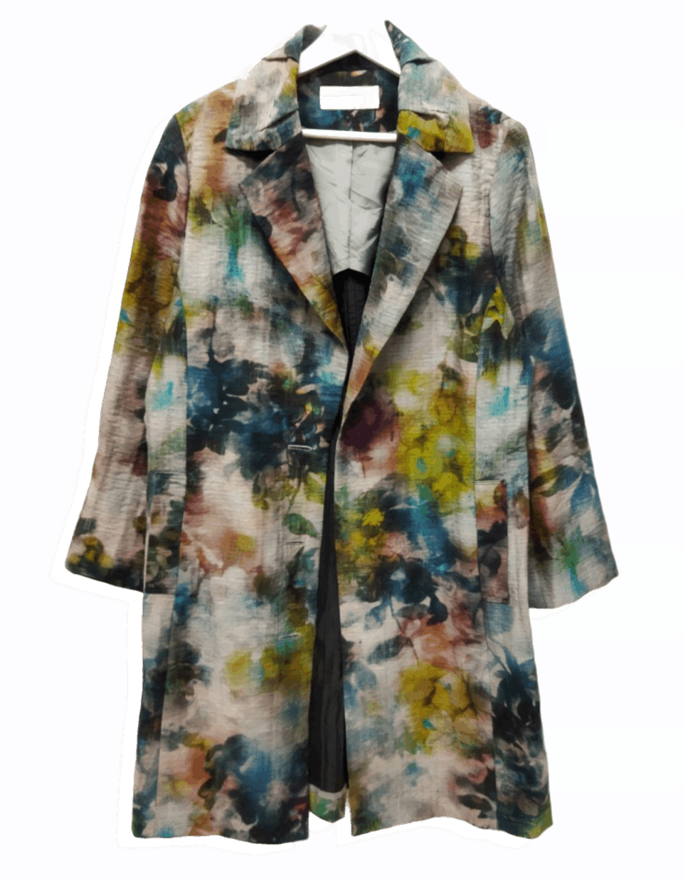 Japanese Brand Hand Made by KATO COLLECTION Multicolour Long Jacket Size US S / EU 44-46 / 1 - 1 Thumbnail
