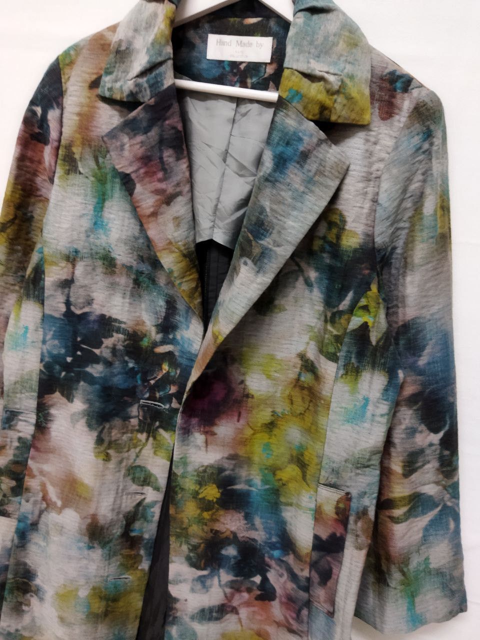 Japanese Brand Hand Made by KATO COLLECTION Multicolour Long Jacket Size US S / EU 44-46 / 1 - 3 Thumbnail