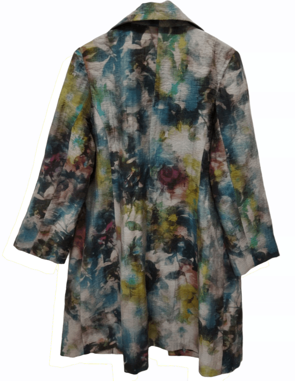 Japanese Brand Hand Made by KATO COLLECTION Multicolour Long Jacket Size US S / EU 44-46 / 1 - 2 Thumbnail
