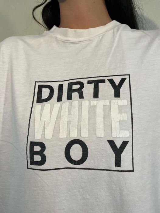 Vintage 80s Dirty White Boy T Shirt Grailed