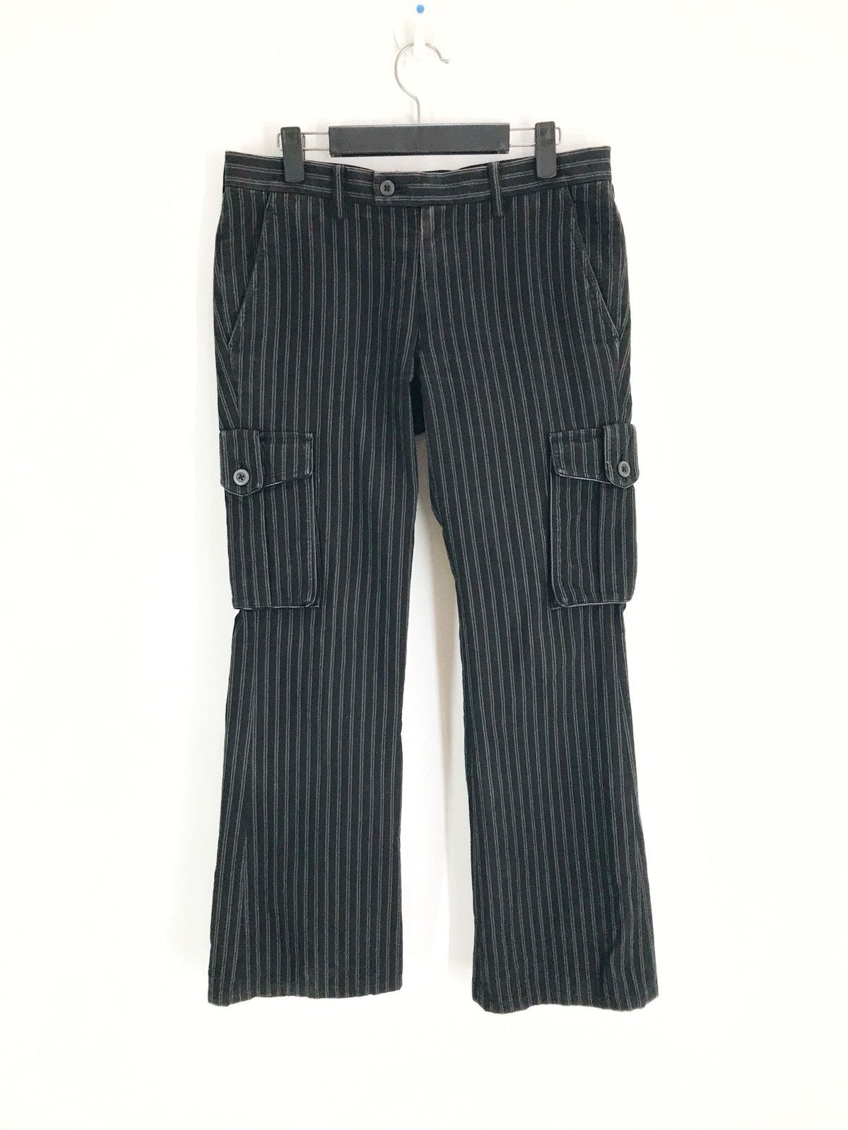 The Difference Japanese Brand RUPERT Made In Japan Cargo Striped Pant Size US 32 / EU 48 - 1 Thumbnail