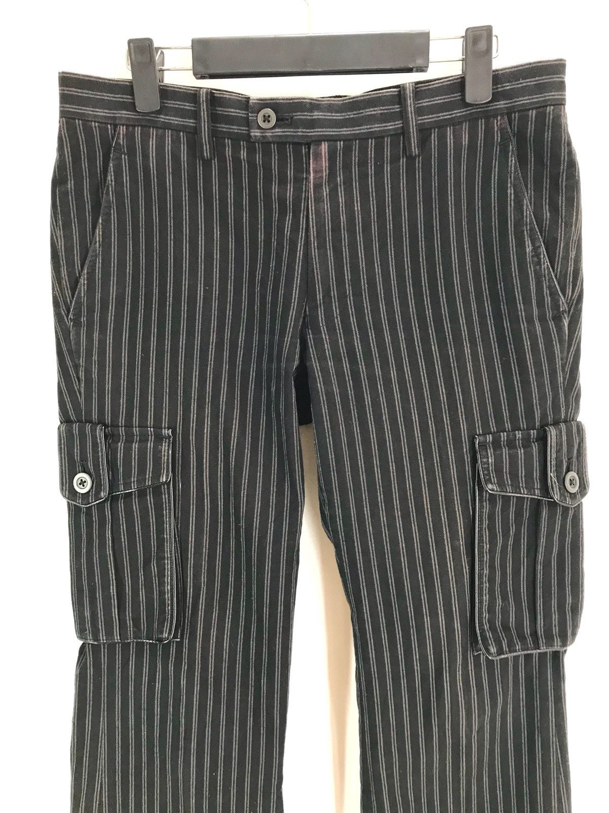 The Difference Japanese Brand RUPERT Made In Japan Cargo Striped Pant Size US 32 / EU 48 - 2 Thumbnail