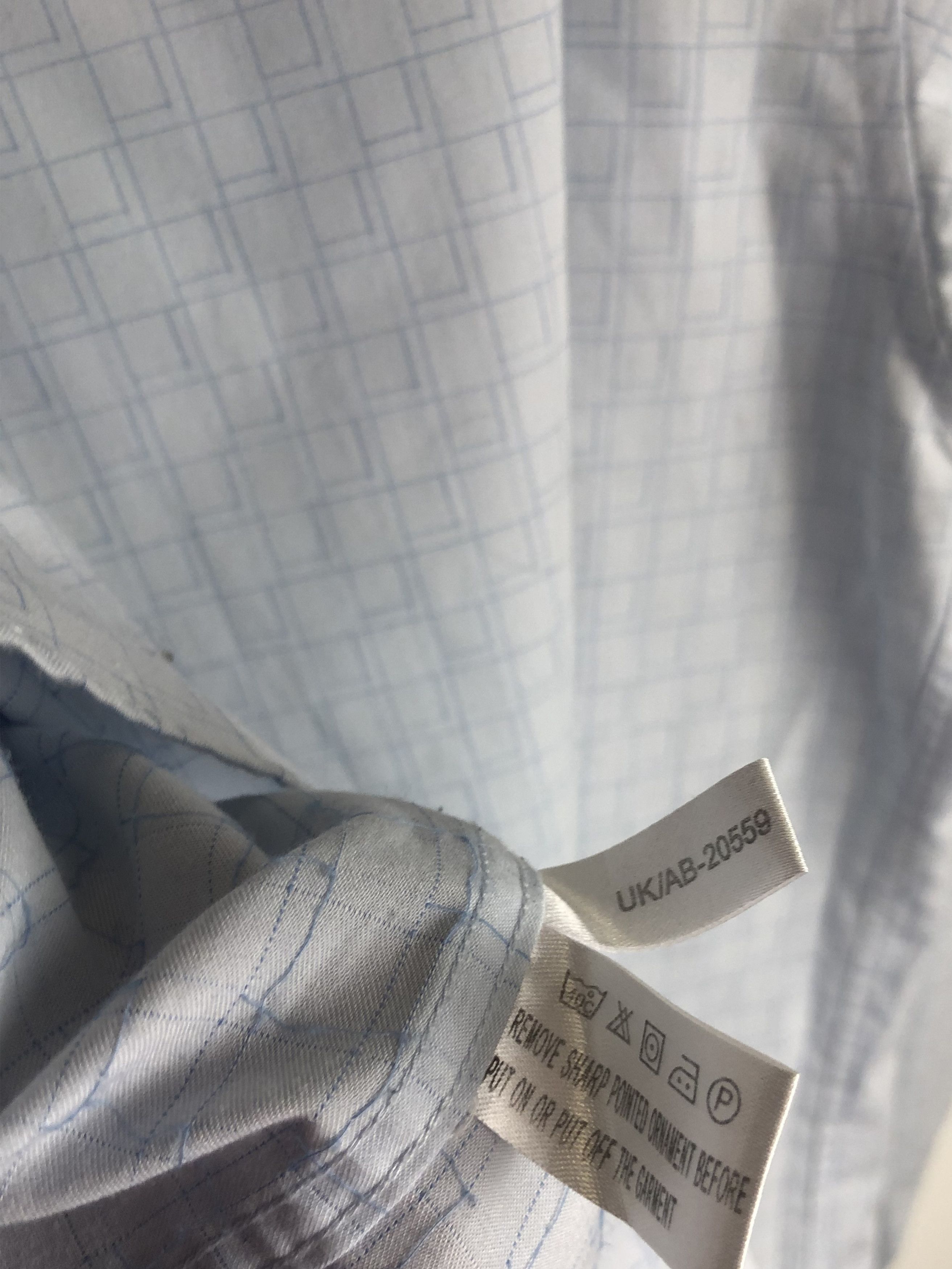 Vintage Vintage YVES SAINT LAURENT Blue Button Up Shirt M271 Size US XXL / EU 58 / 5 - 6 Thumbnail