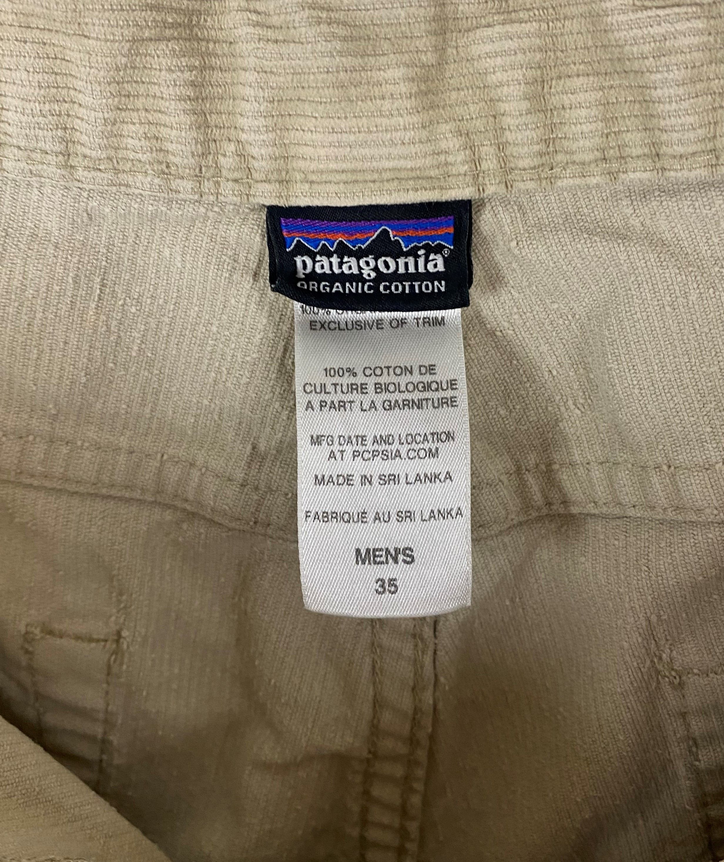 Patagonia Vintage PATAGONIA Corduroy Beige Pants M334 Size US 33 - 7 Thumbnail