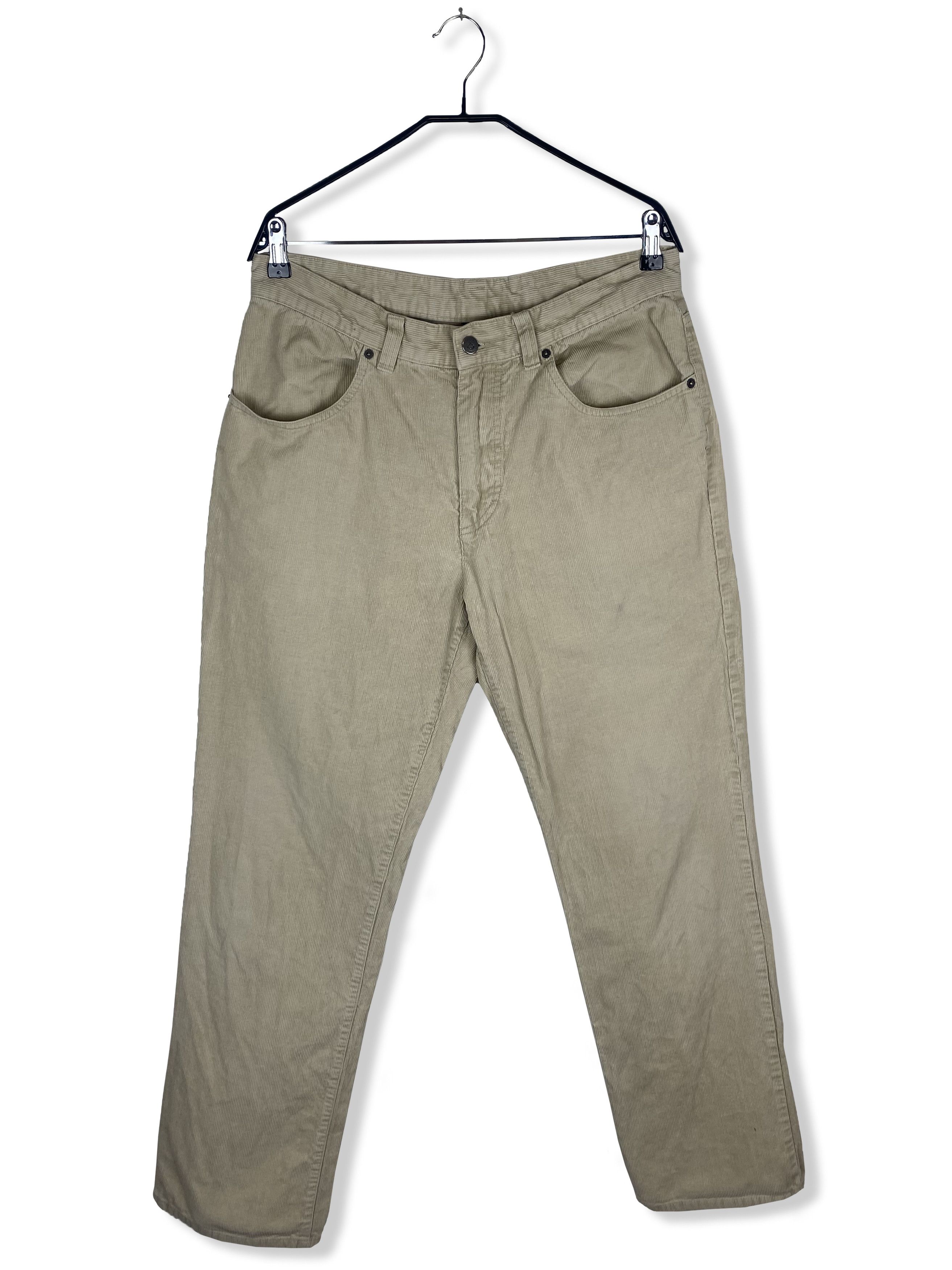 Patagonia Vintage PATAGONIA Corduroy Beige Pants M334 Size US 33 - 2 Thumbnail