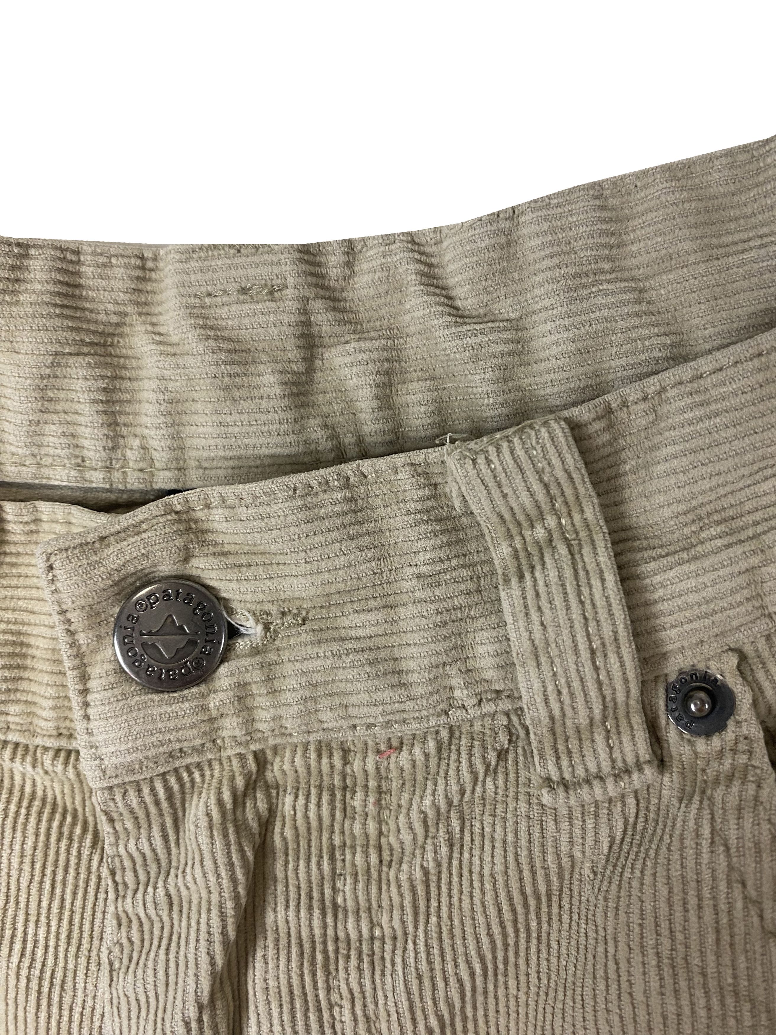 Patagonia Vintage PATAGONIA Corduroy Beige Pants M334 Size US 33 - 5 Thumbnail