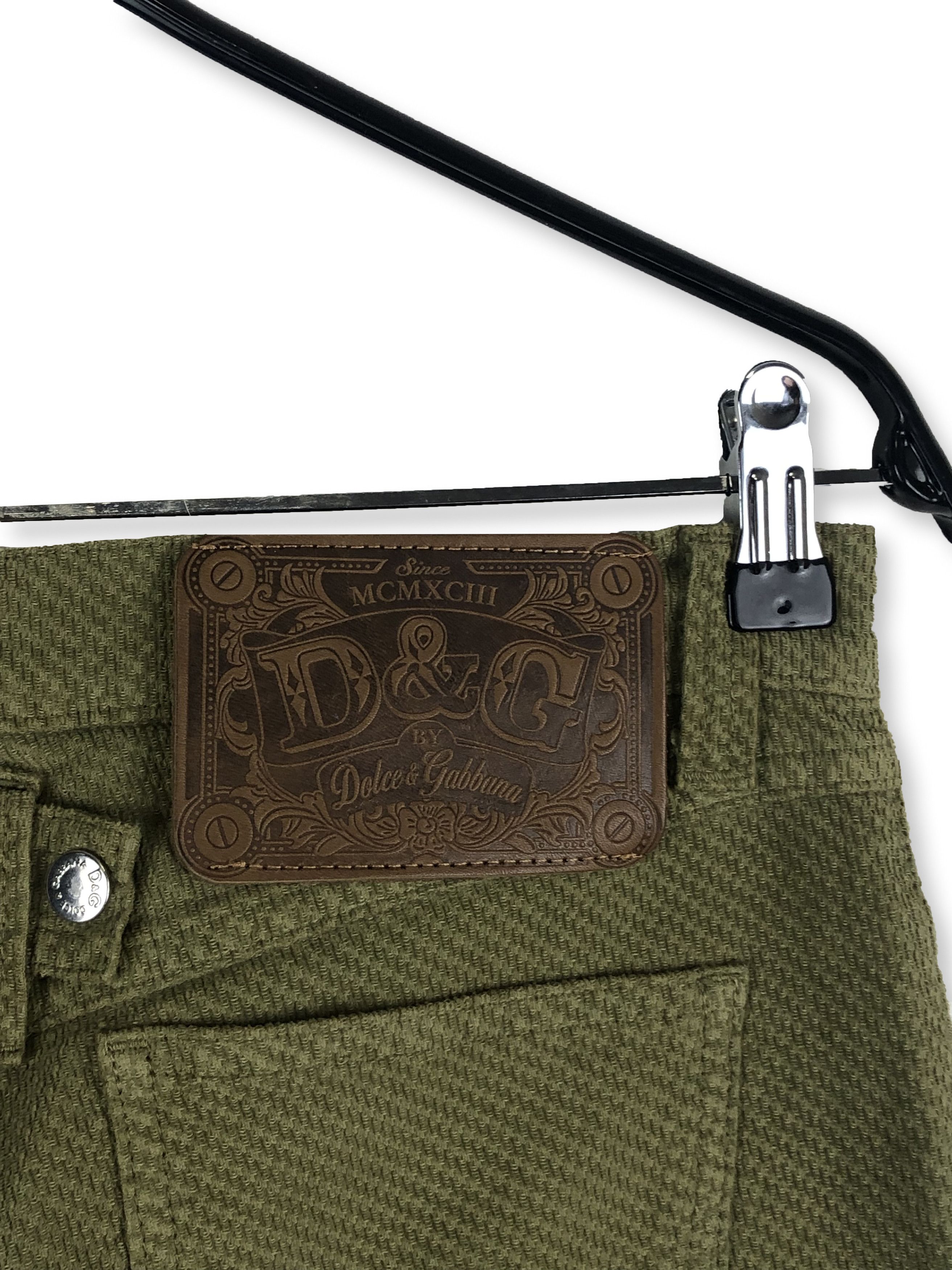 Dolce & Gabbana Vintage DOLCE & GABBANA Green Pants M83 Size US 29 - 13 Thumbnail