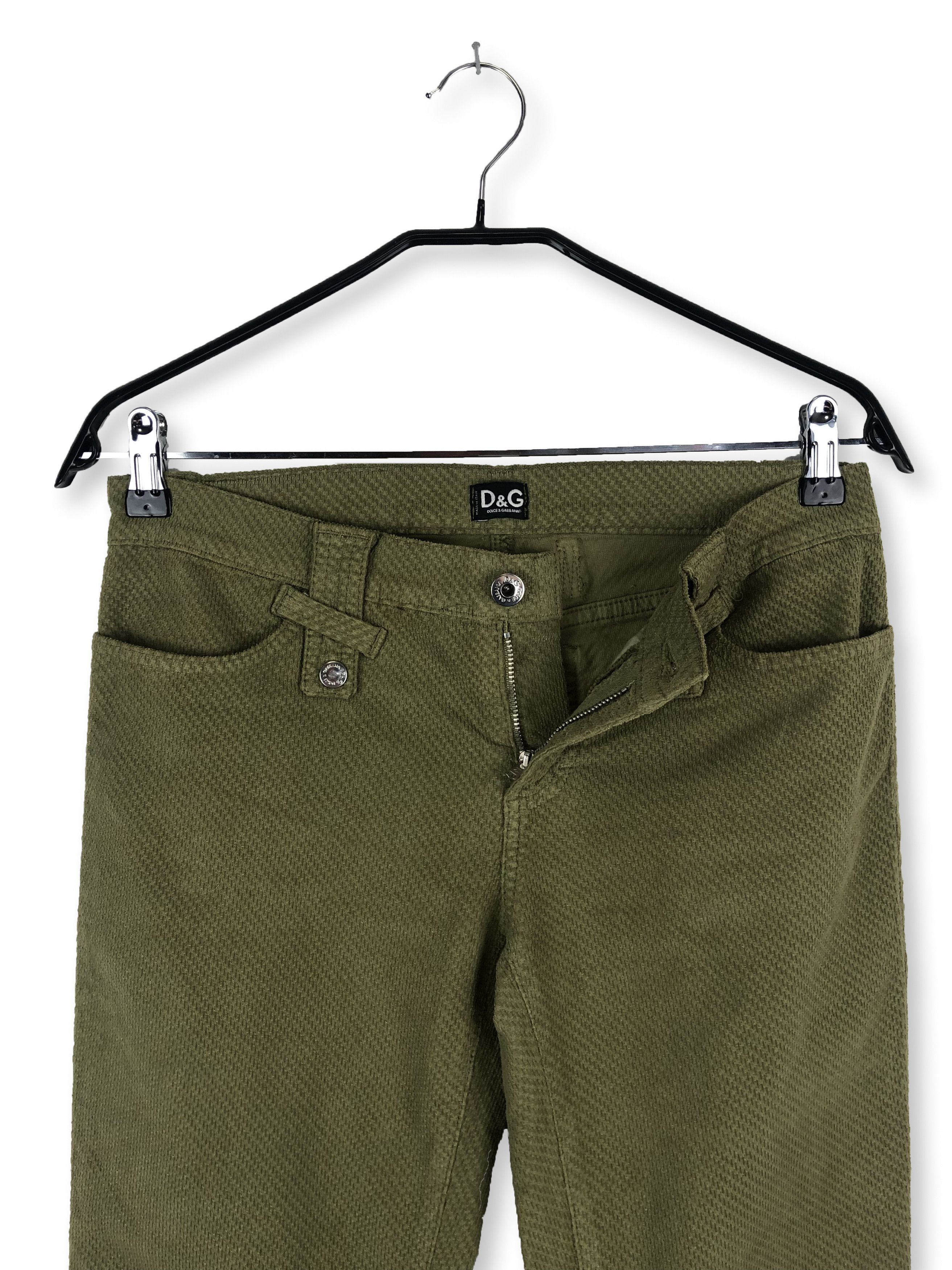Dolce & Gabbana Vintage DOLCE & GABBANA Green Pants M83 Size US 29 - 7 Thumbnail