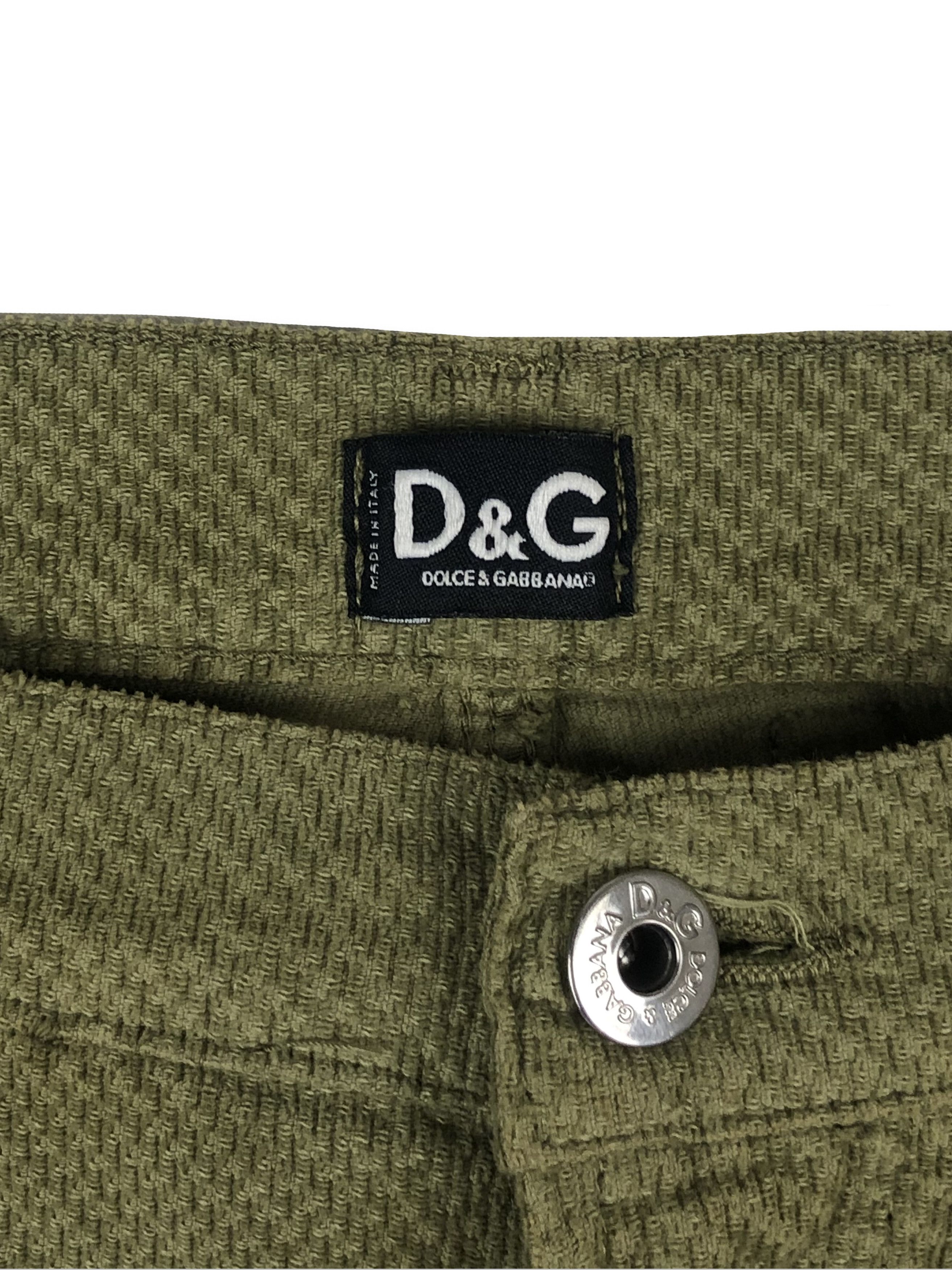 Dolce & Gabbana Vintage DOLCE & GABBANA Green Pants M83 Size US 29 - 8 Thumbnail