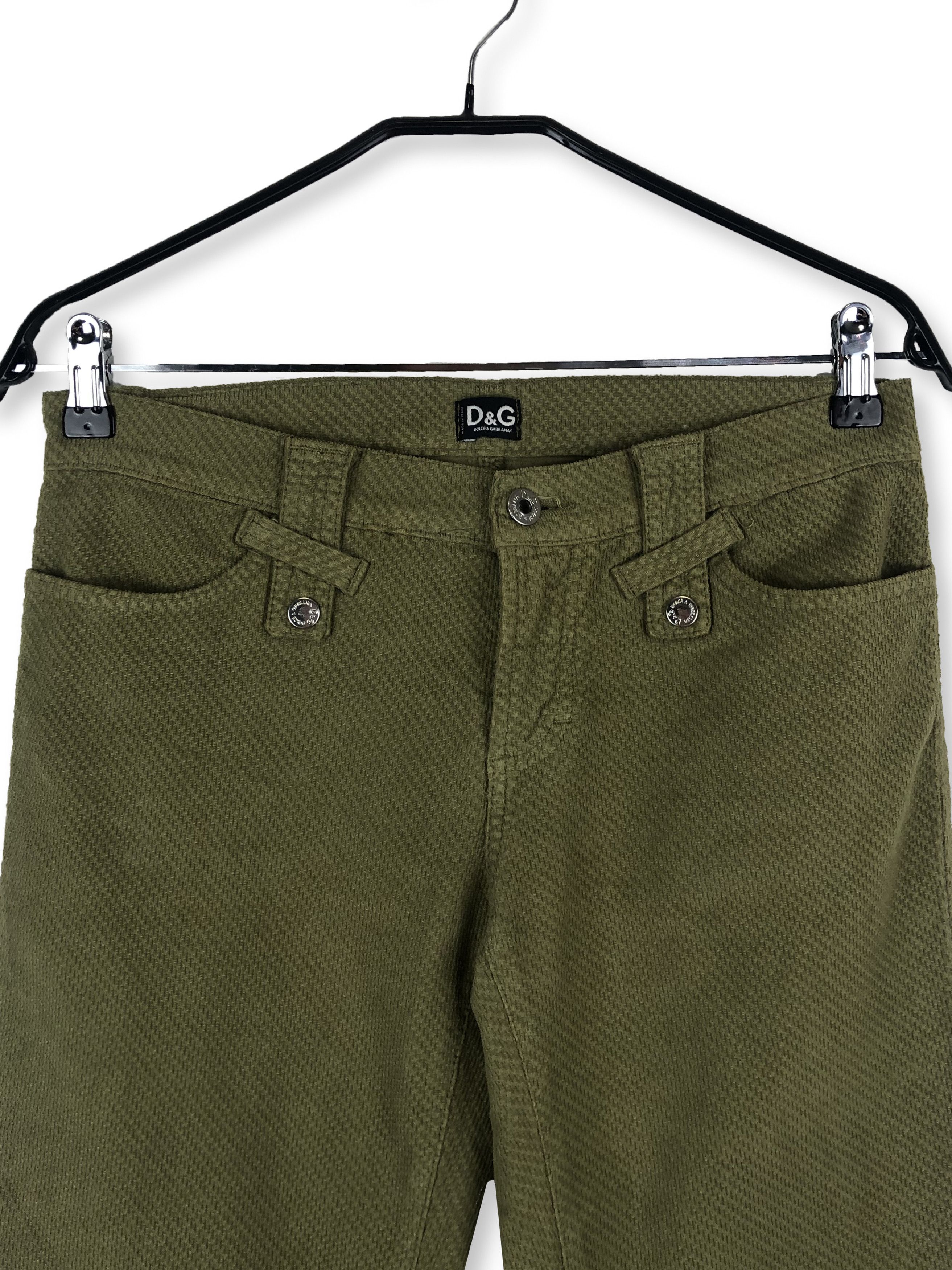 Dolce & Gabbana Vintage DOLCE & GABBANA Green Pants M83 Size US 29 - 4 Thumbnail