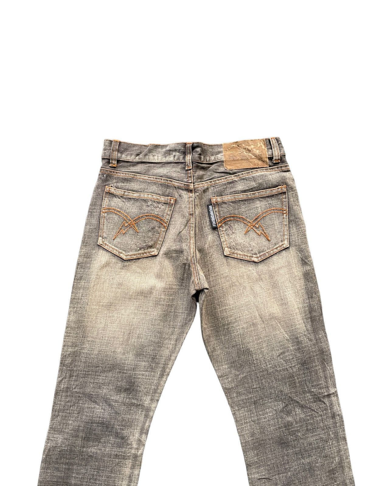 Japanese Brand Eastandsadonteam Distresed Denim Size US 30 / EU 46 - 7 Thumbnail