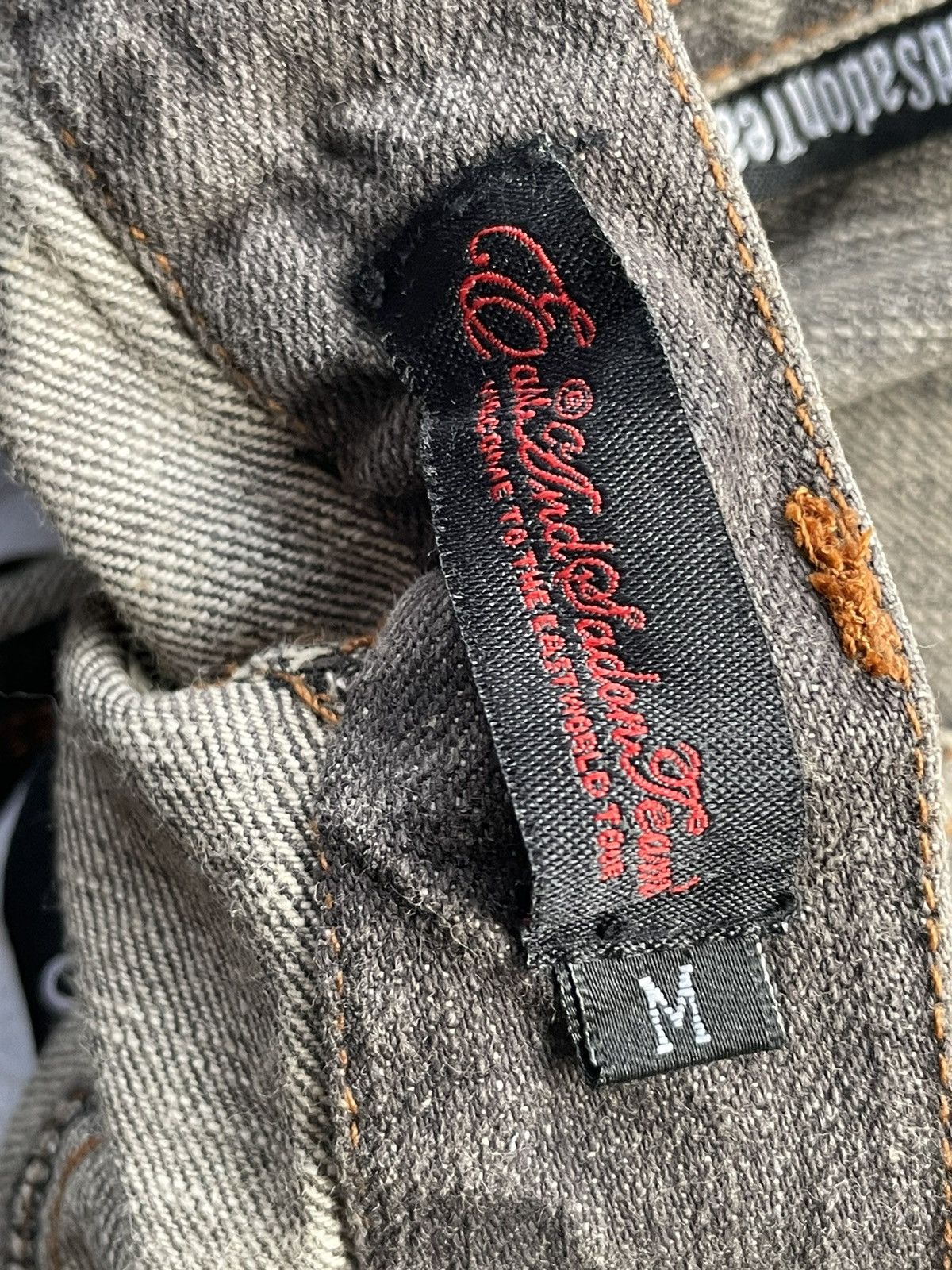Japanese Brand Eastandsadonteam Distresed Denim Size US 30 / EU 46 - 11 Thumbnail