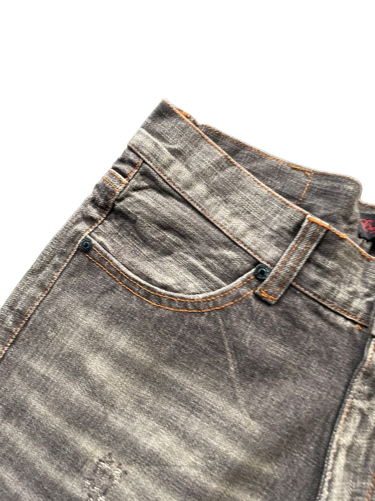 Japanese Brand Eastandsadonteam Distresed Denim Size US 30 / EU 46 - 5 Thumbnail