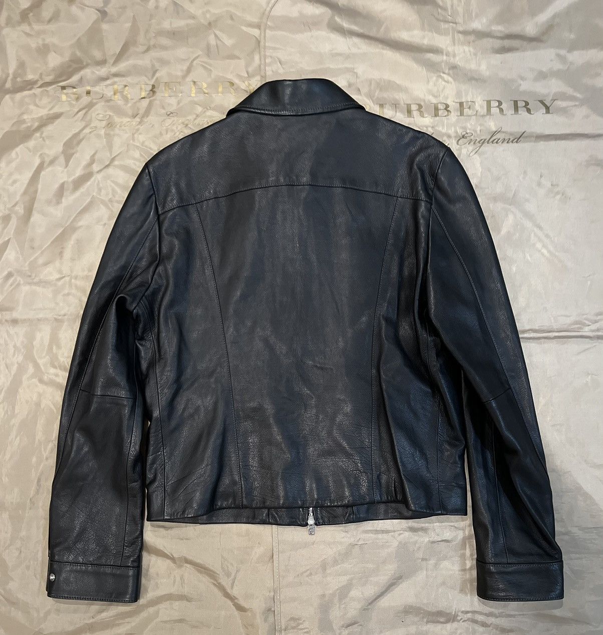 Amiri AMIRI pointed-collar grained leather jacket size 52 Size US L / EU 52-54 / 3 - 9 Thumbnail