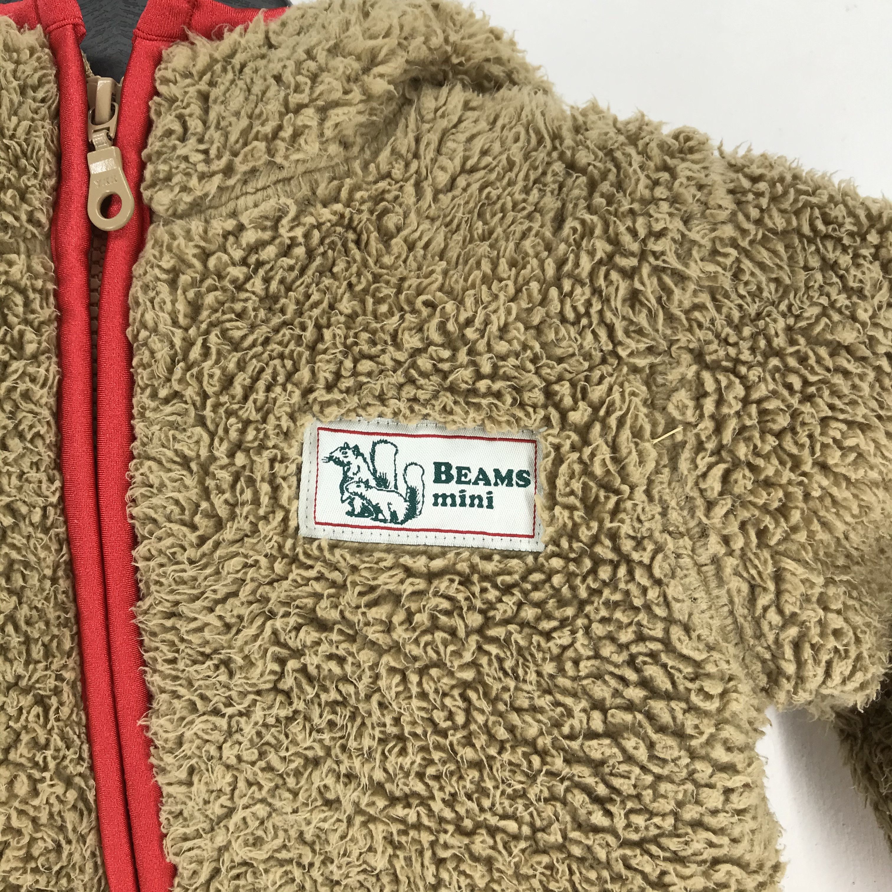 Beams Plus BEAMS Mini Deep Pile Fleece Hooded Baby Jacket #2368-93 Size US XXS / EU 40 - 4 Thumbnail