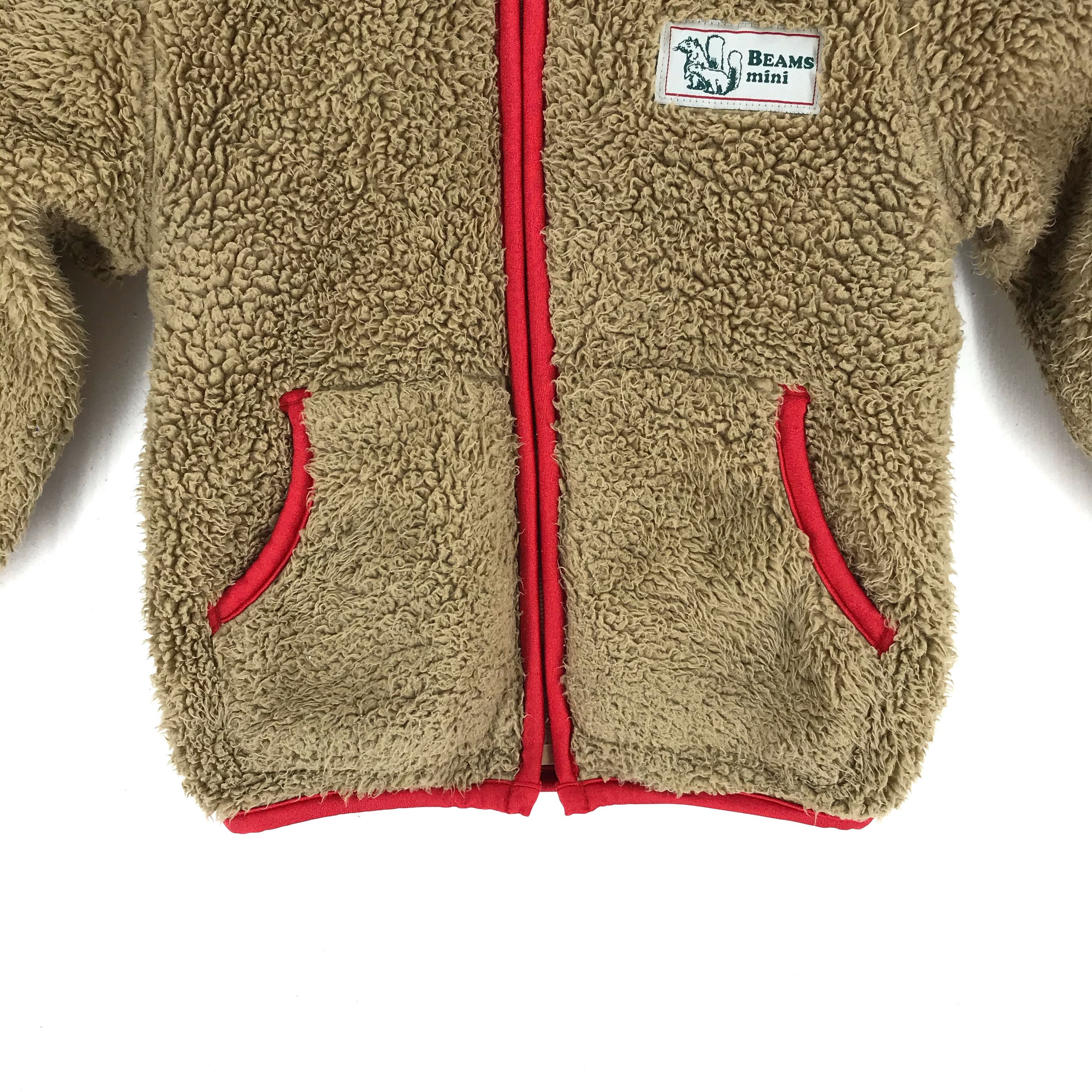Beams Plus BEAMS Mini Deep Pile Fleece Hooded Baby Jacket #2368-93 Size US XXS / EU 40 - 5 Thumbnail