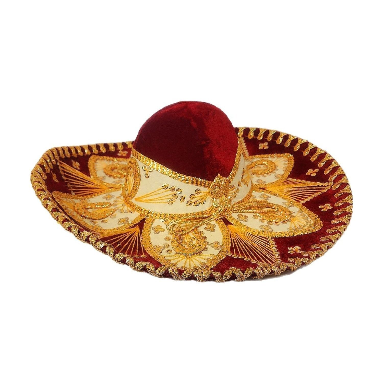 Vintage Pigalle Mexican Sombrero Mariachi Hat Western Party