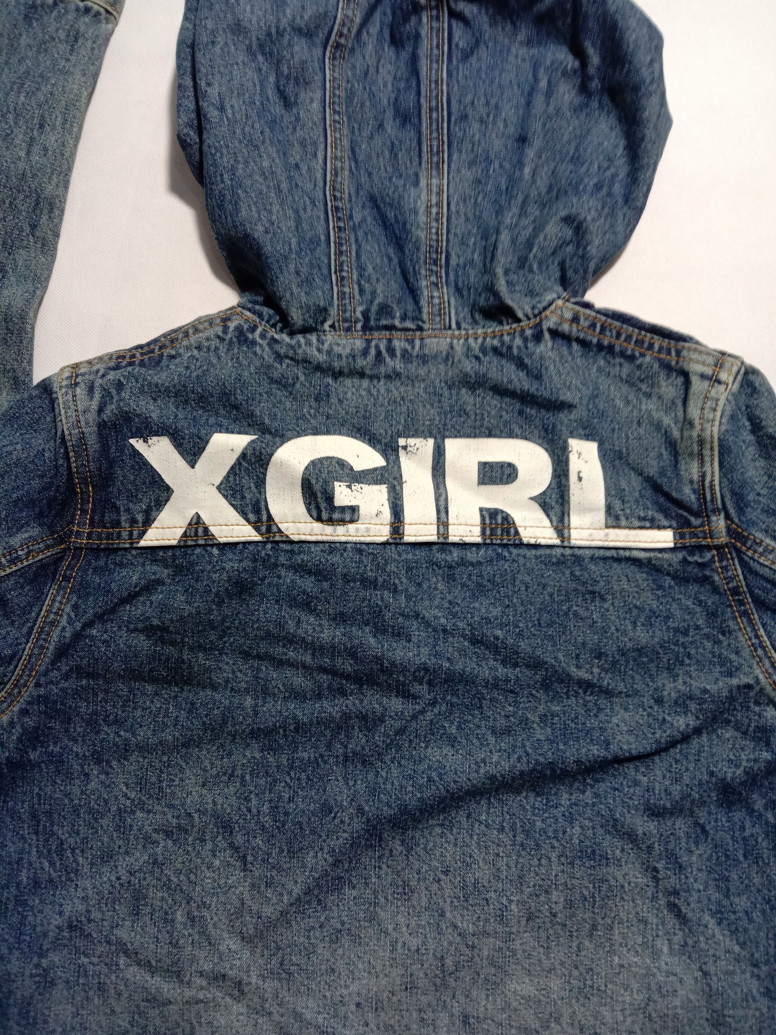 Japanese Brand X-Girl Jeans Couture Jacket Hoodies Denim Very Rare Size S / US 4 / IT 40 - 6 Thumbnail